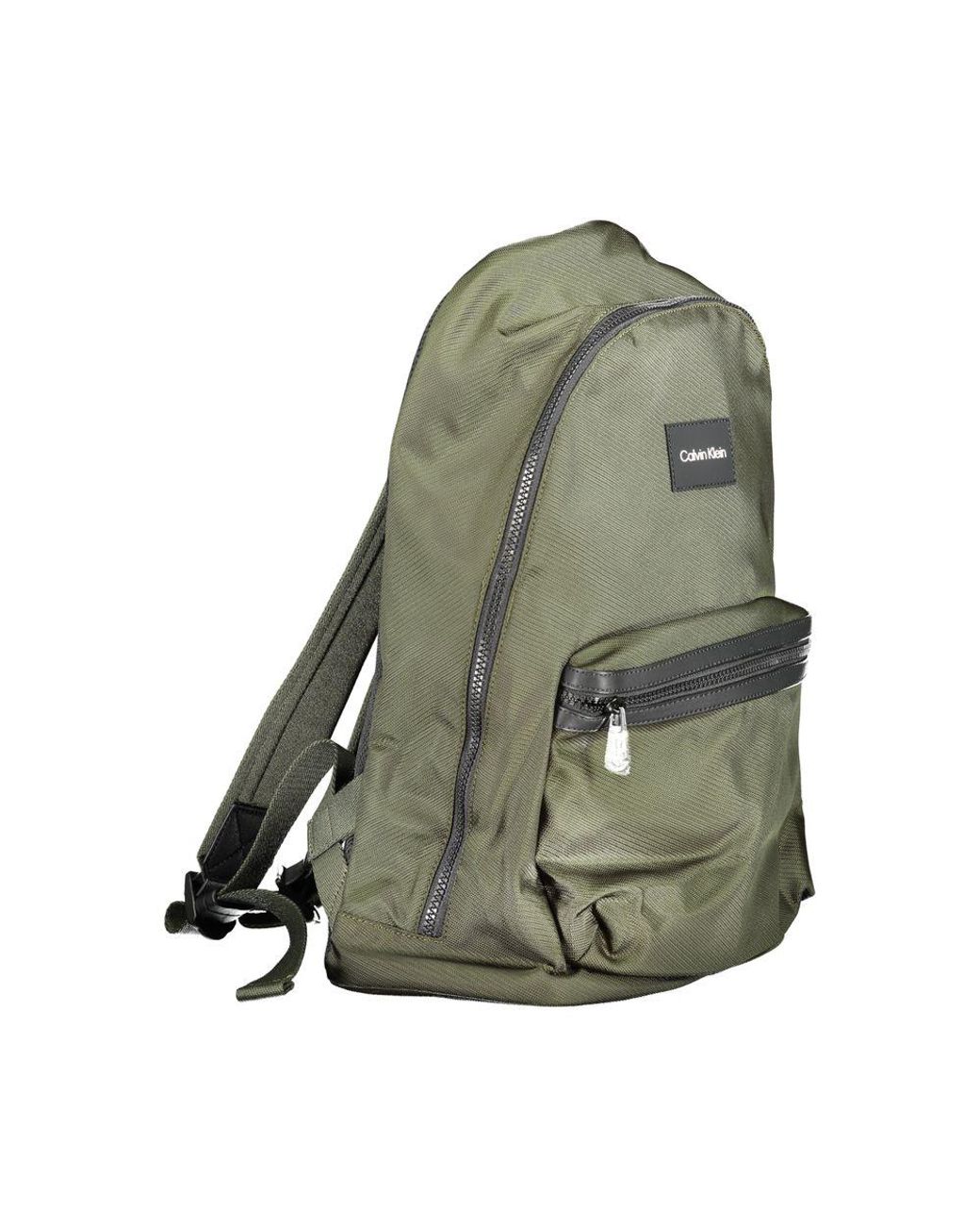 Calvin Klein Green Black Polyester Shoulder Bag