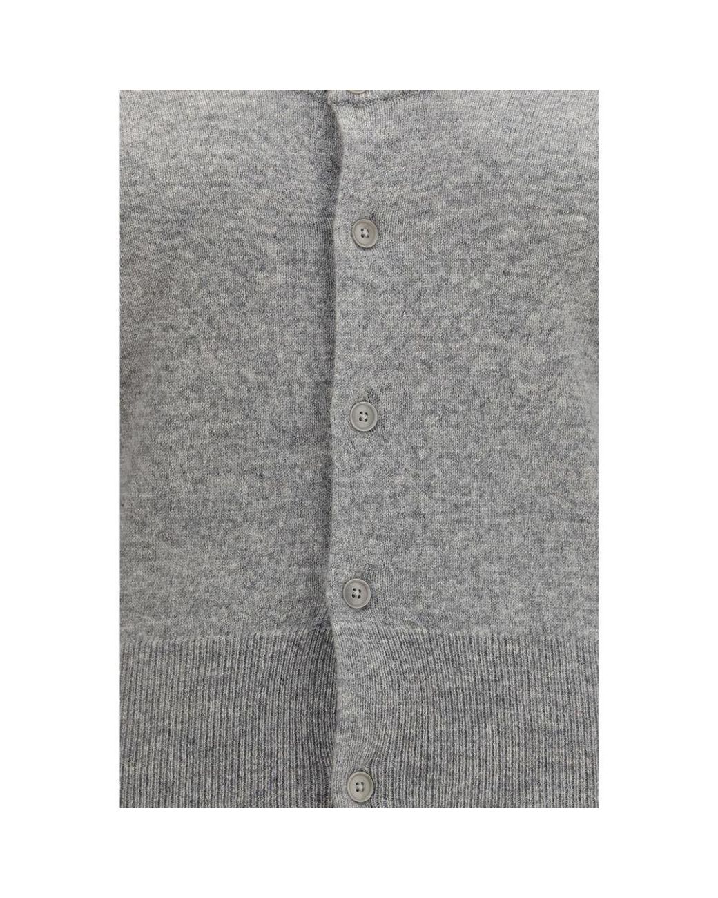 Extreme Cashmere Gray Cashmere Cardigan