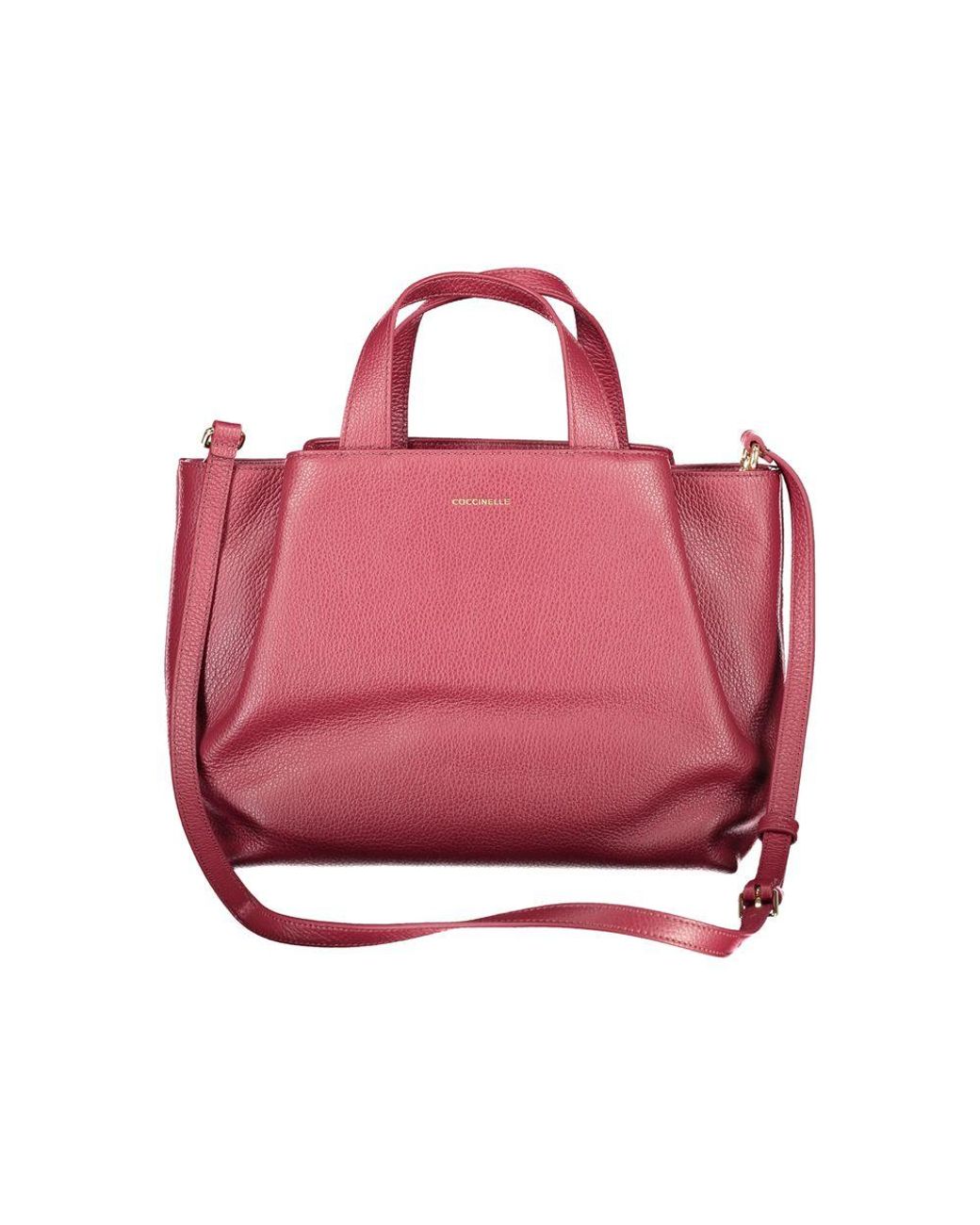 Coccinelle Pink Leather Handbag"