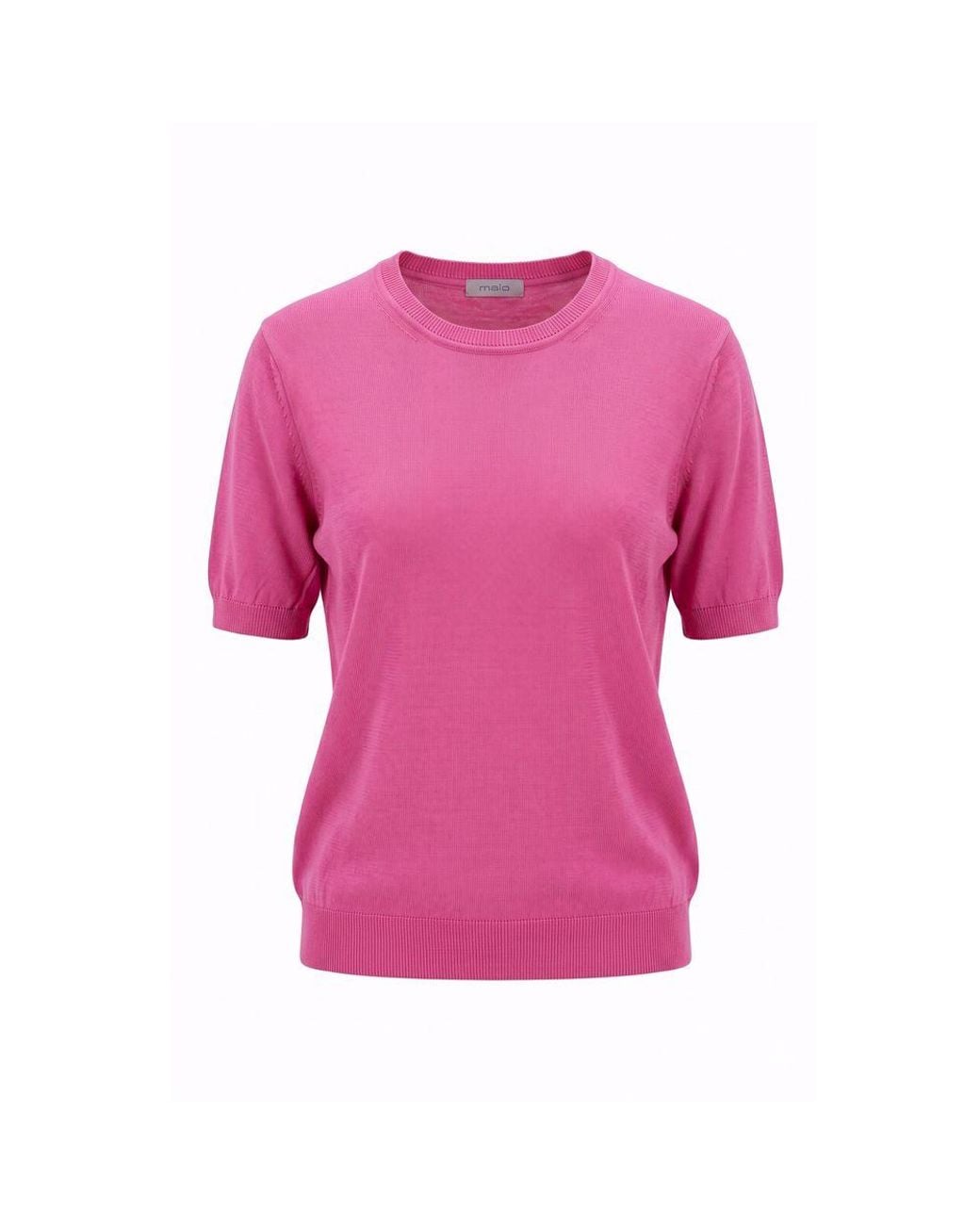 Malo Pink Cotton Sweater