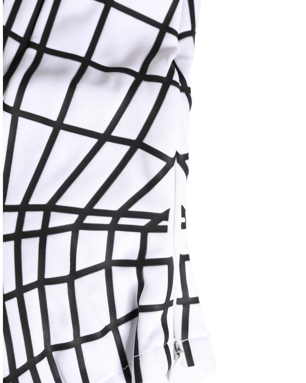 Dolce & Gabbana White Stripes Nylon Ski Mask Balaclava Hat for men