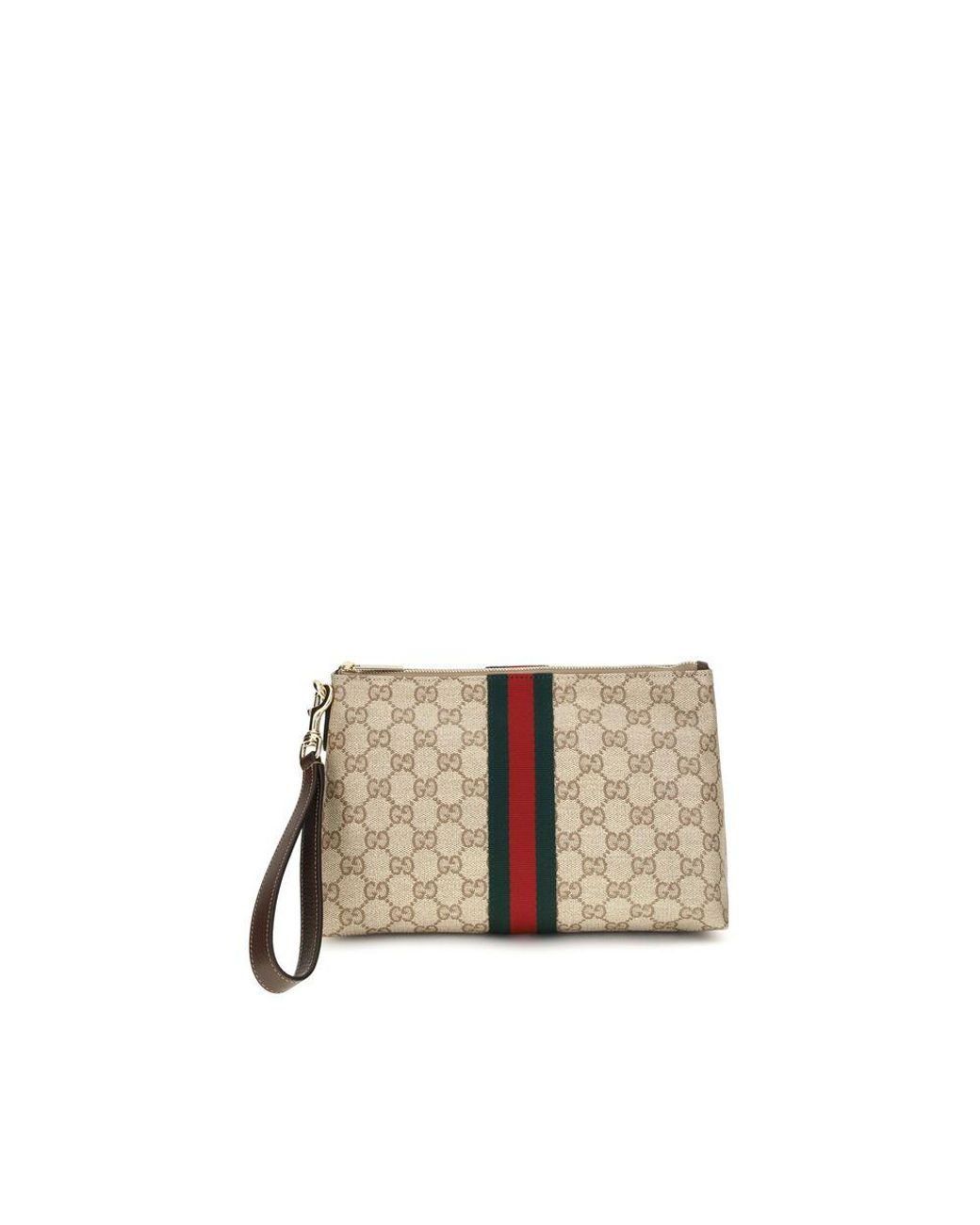 Gucci Natural Beige Fabric Shoulder Bag for men