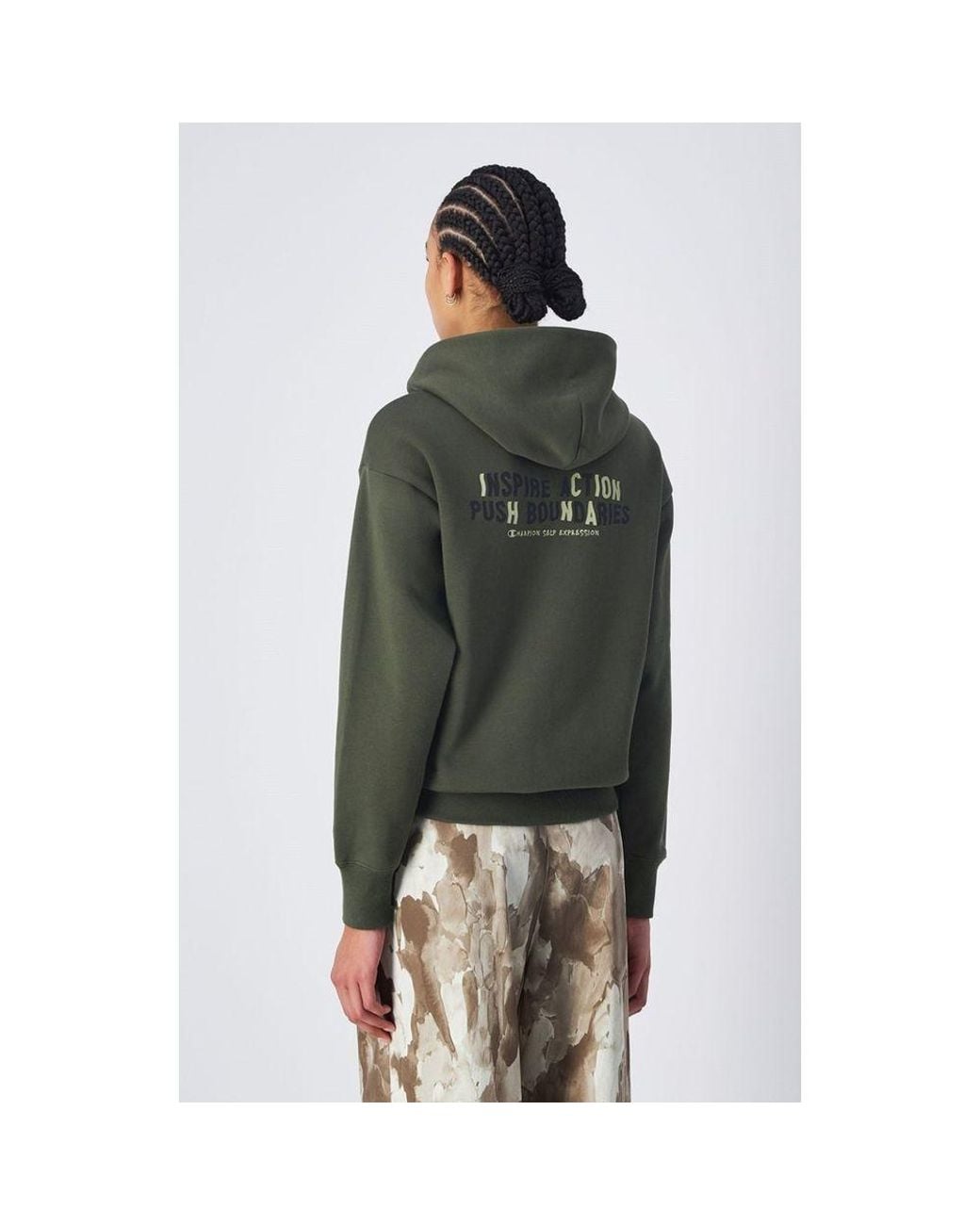 Champion Green Cotton Sweatshirt