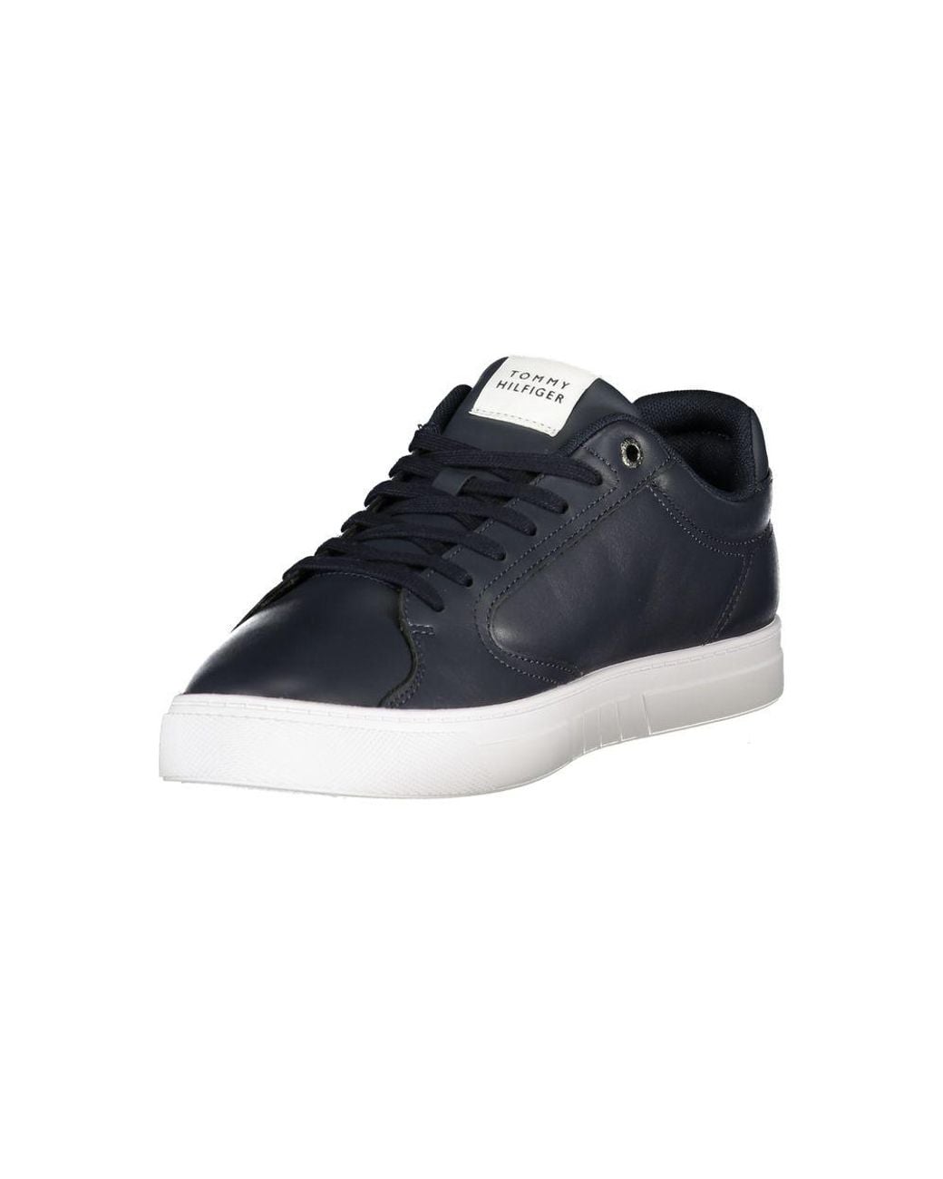 Tommy Hilfiger Blue Polyester Men Sneaker for men