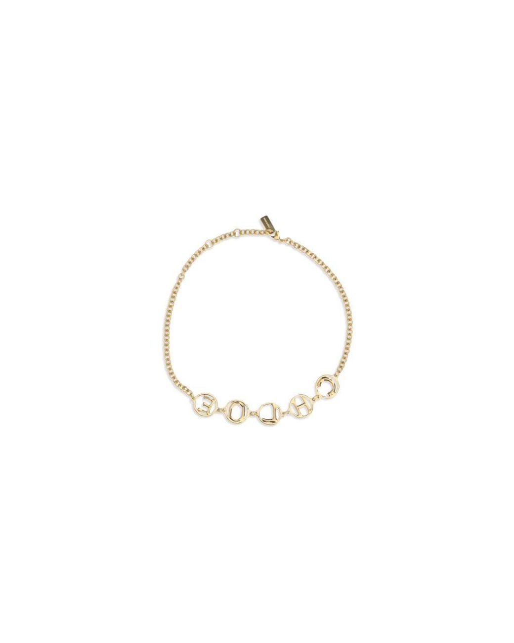 Chloé Metallic Gold Brass Necklace