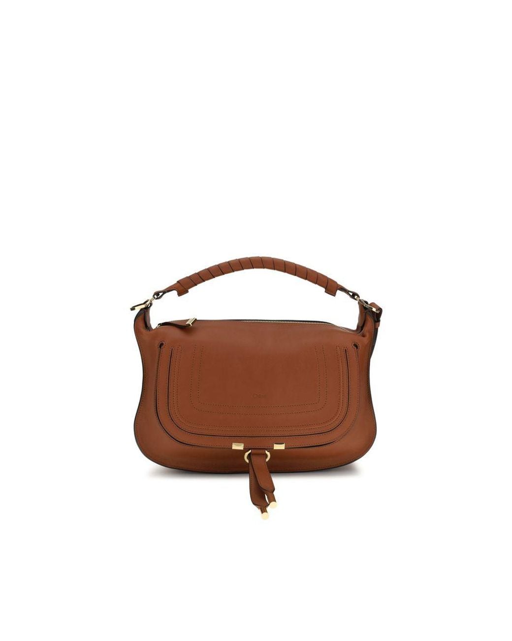 Chloé Brown Calf Leather Bos Taurus Shoulder Bag