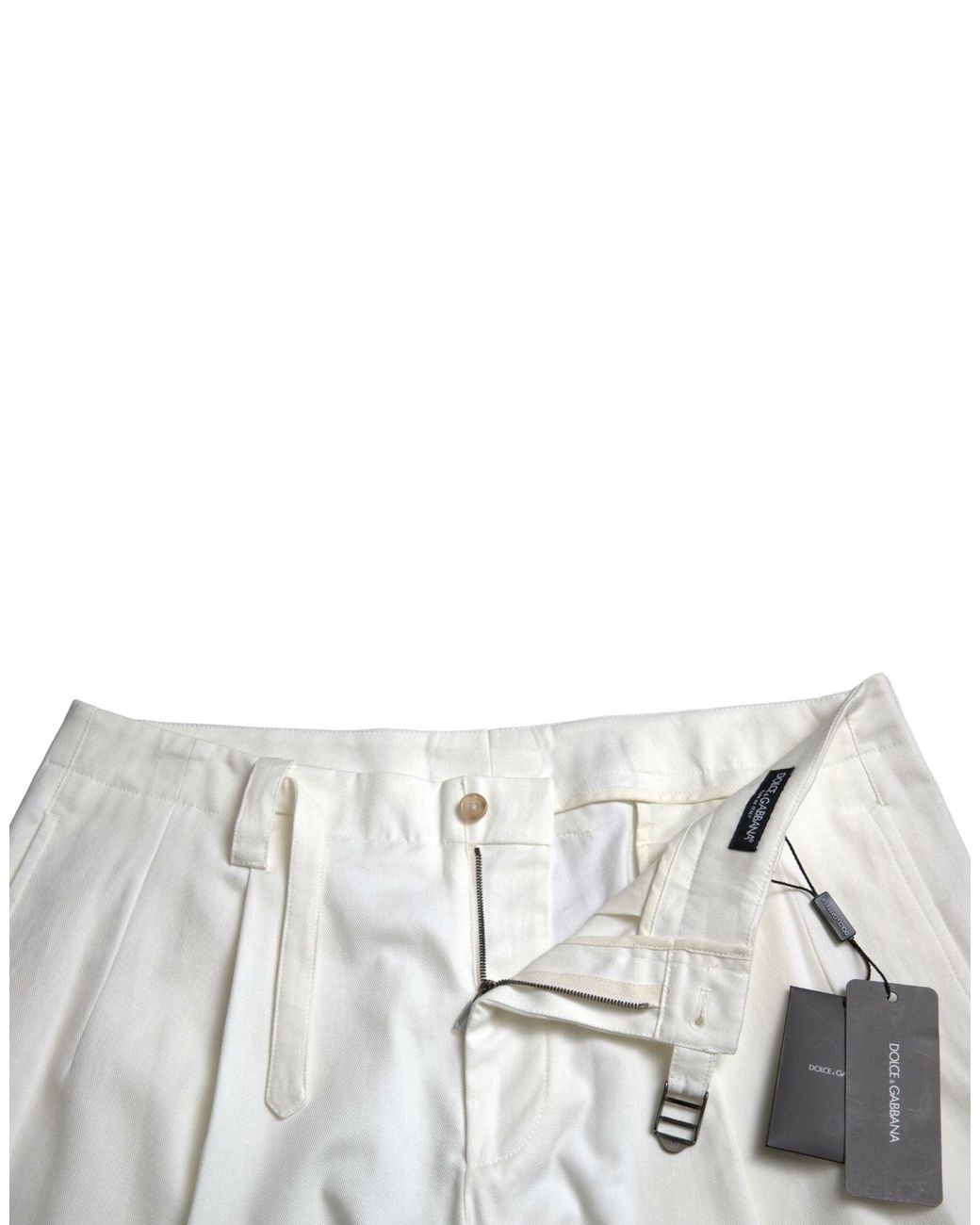 Dolce & Gabbana Blue Cotton Stretch Bermuda Denim Shorts for men