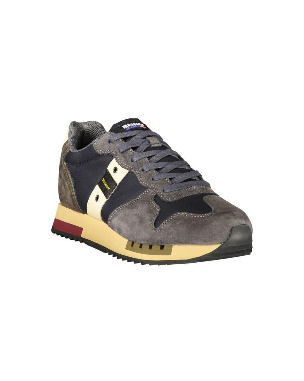 Blauer Blue Leather Sneaker for men