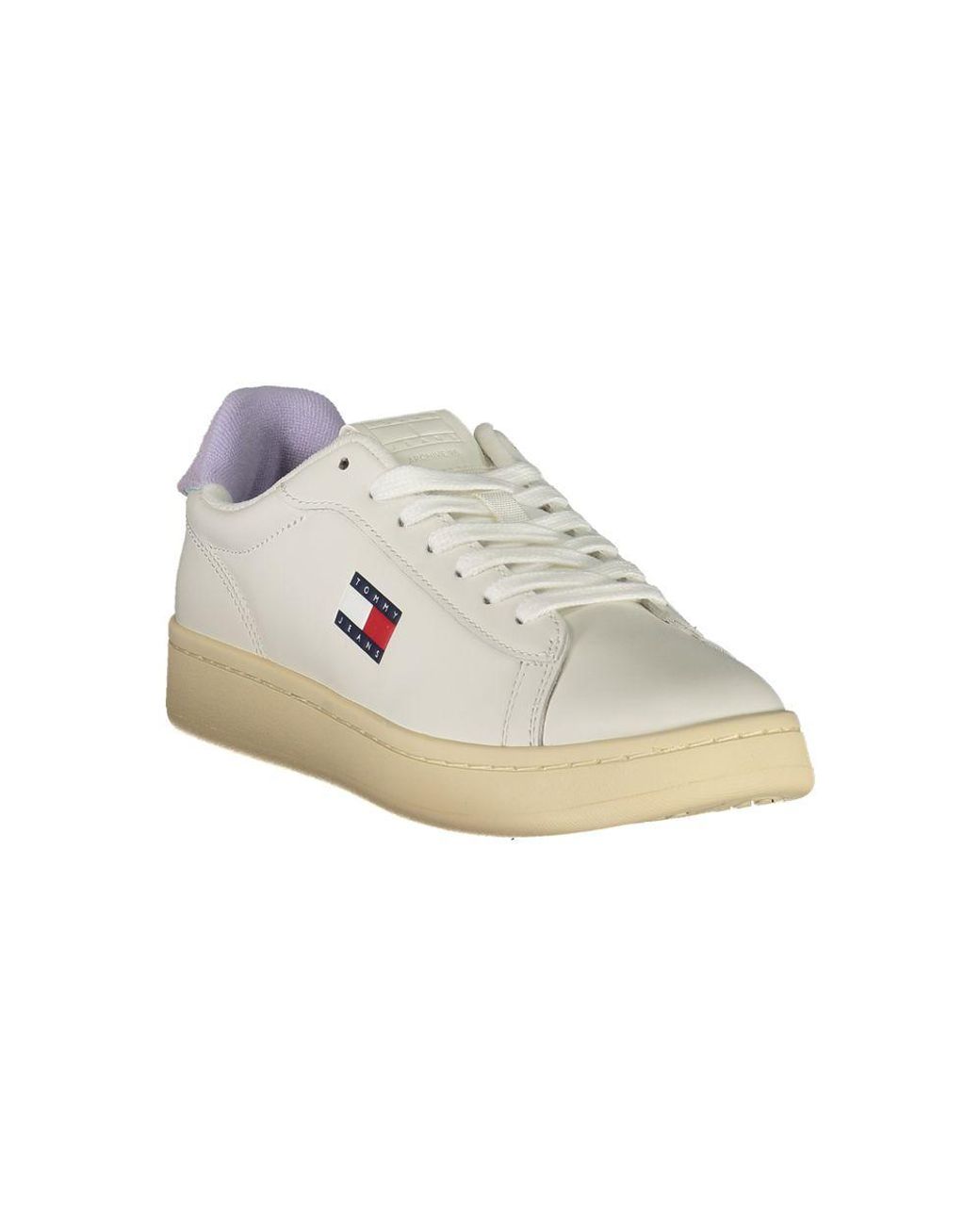 Tommy Hilfiger White Leather Sneaker