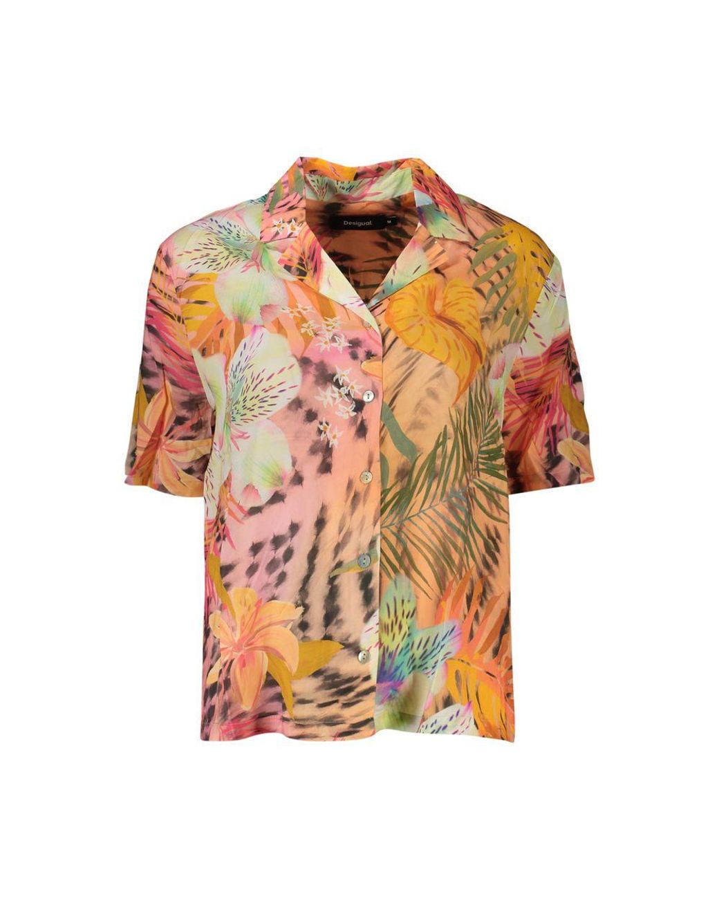 Desigual Orange Viscose 's Shirt