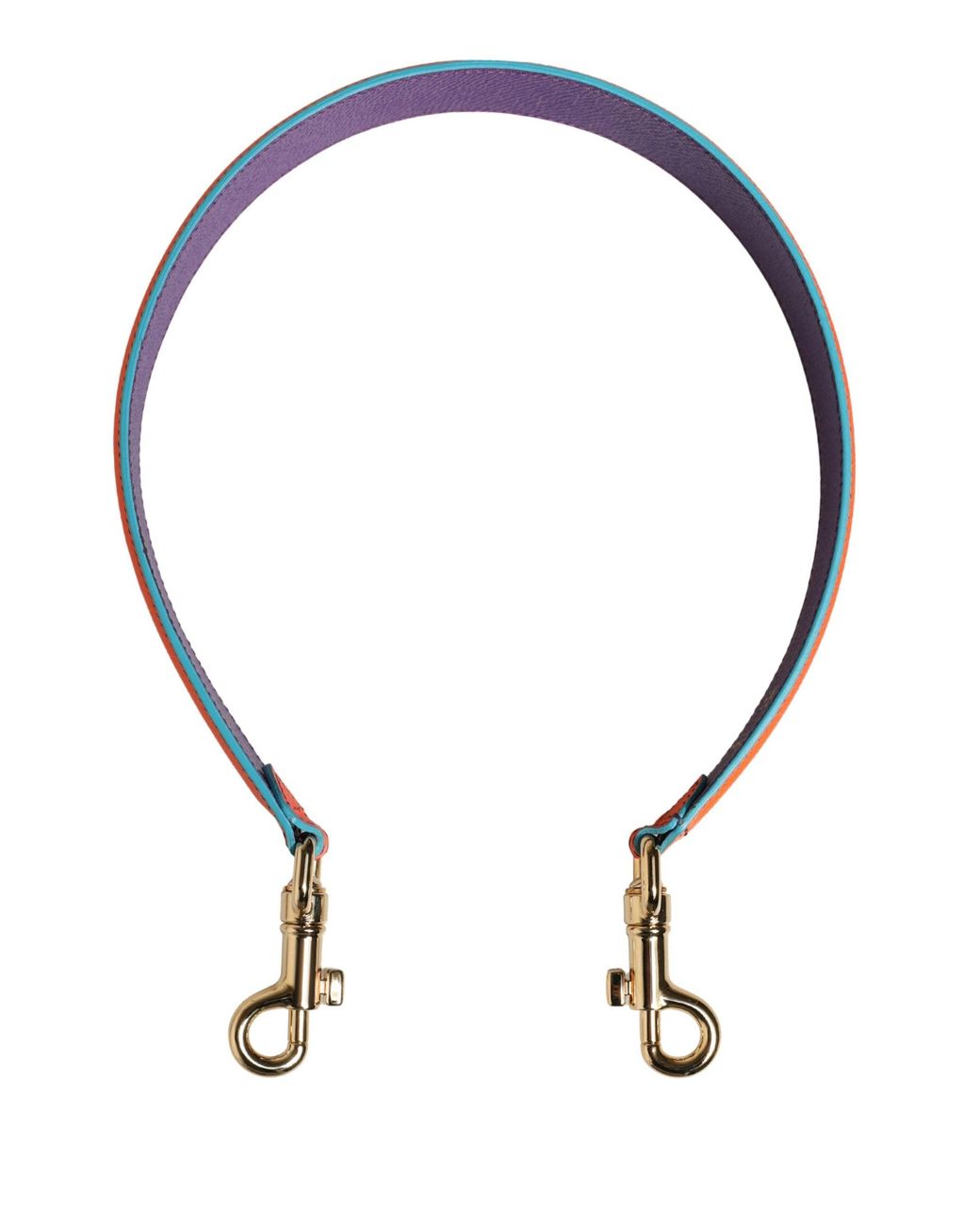 Dolce & Gabbana Blue Calf Leather Bag Accessory Shoulder Strap