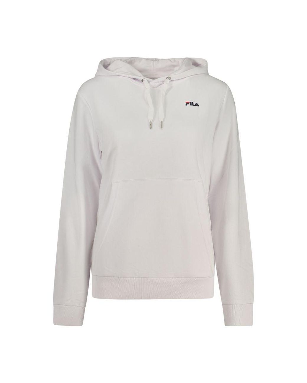 Fila Gray White Cotton Sweatshirt