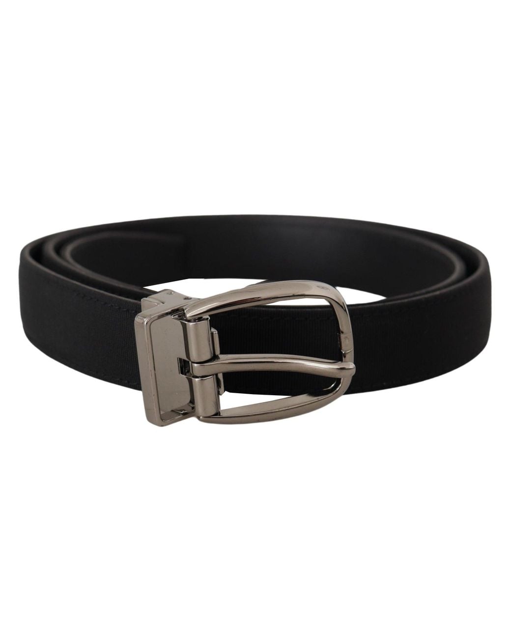 Dolce & Gabbana Black Leather Belt Classic Style for men