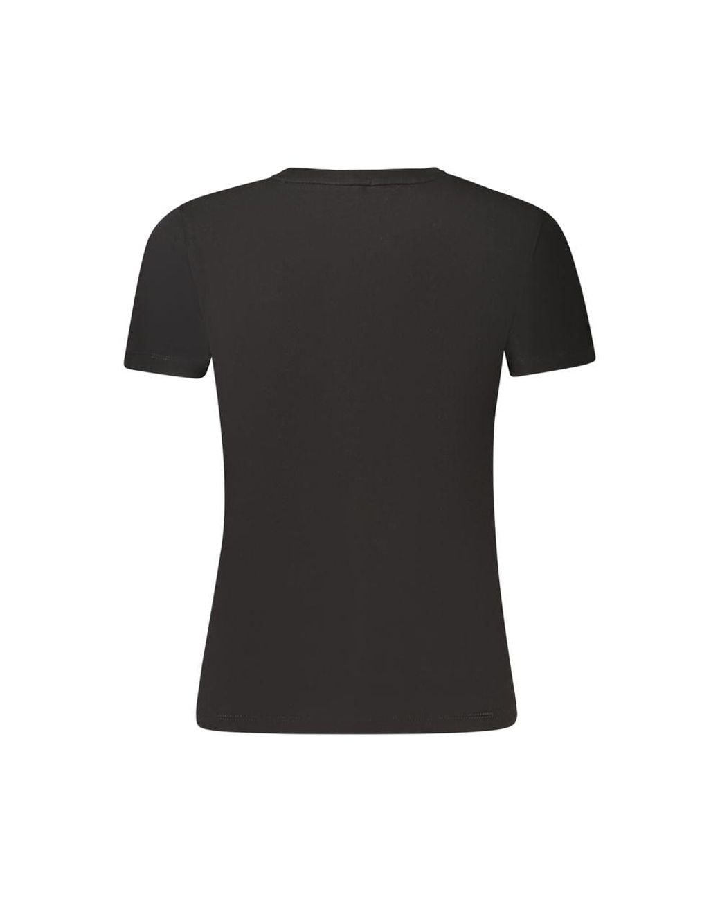 Guess Black Cotton Tshirt
