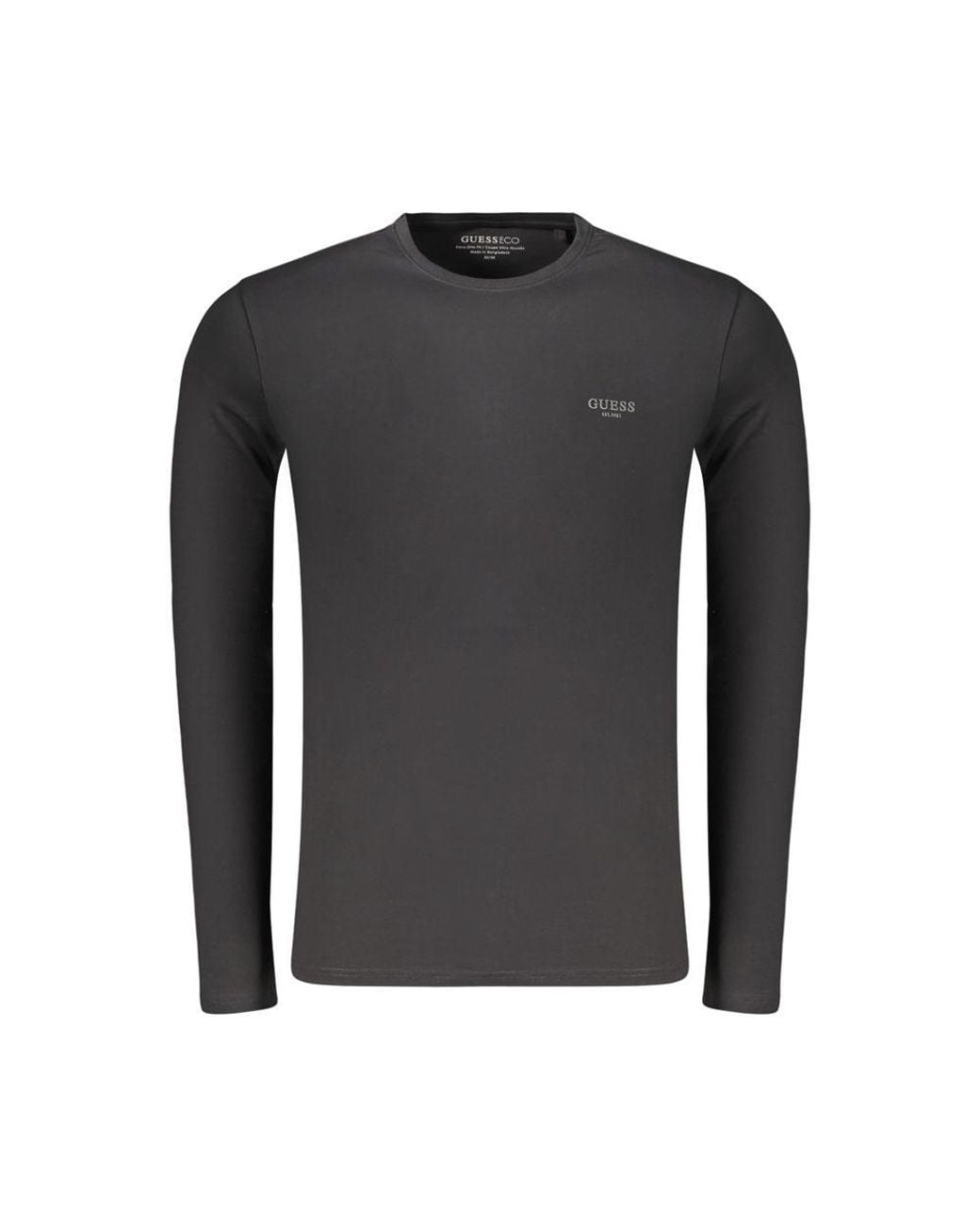 Guess Black Cotton Men's T for men