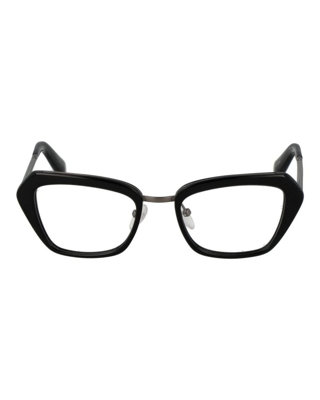 Yohji Yamamoto Black Plastic Glasses (frames) for men