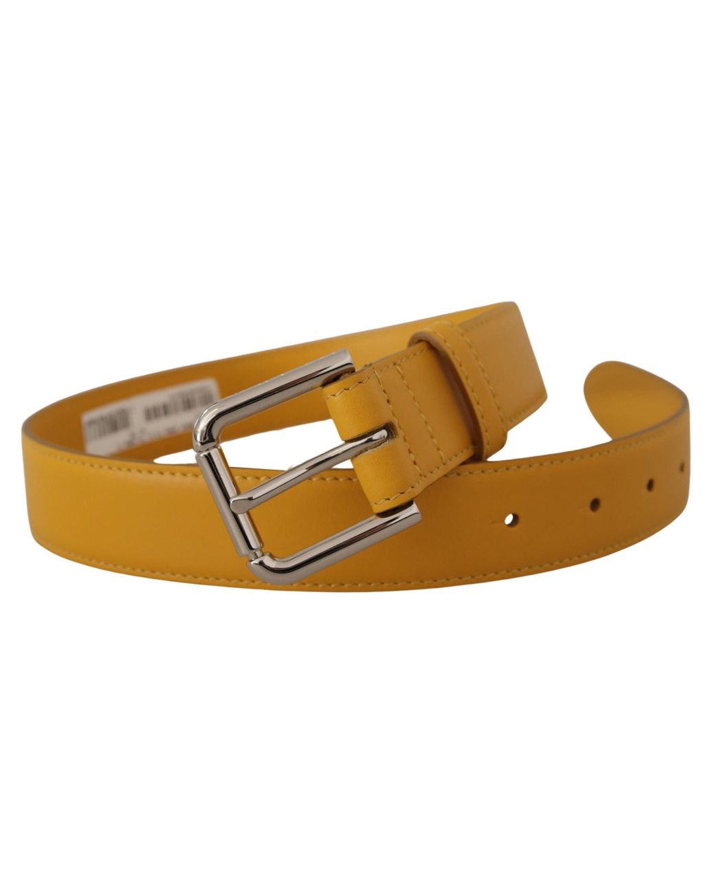 Dolce & Gabbana Black Elegant Leather Belt