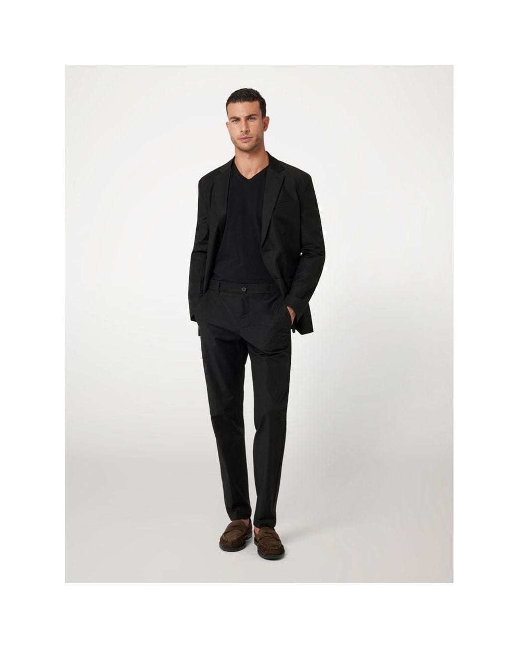 Guess Black Cotton Dress Pants for men