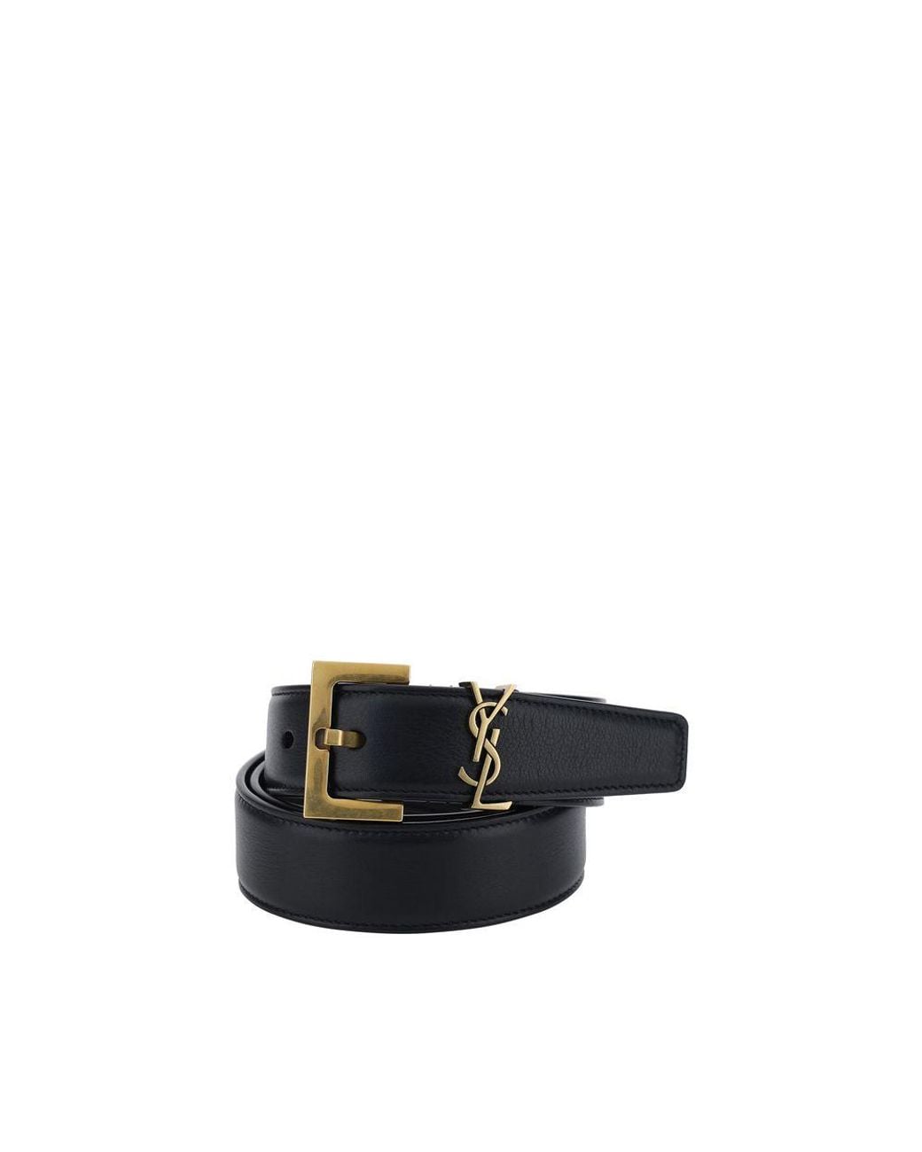 Saint Laurent Black Belts E Braces