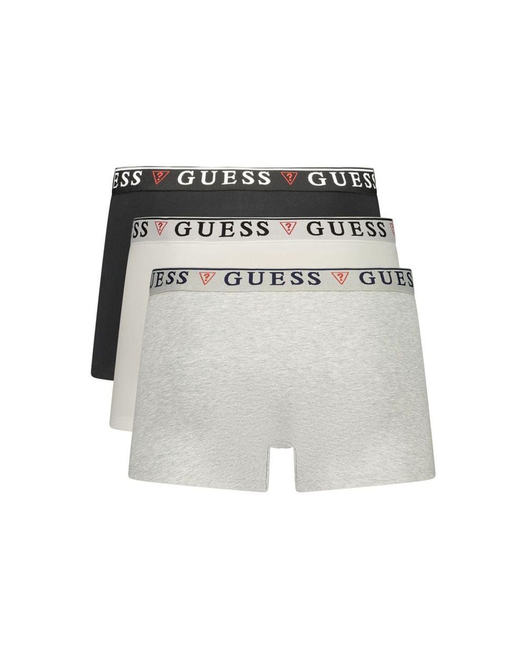 Guess Multicolor Grey Cotton Men's Boxer for men