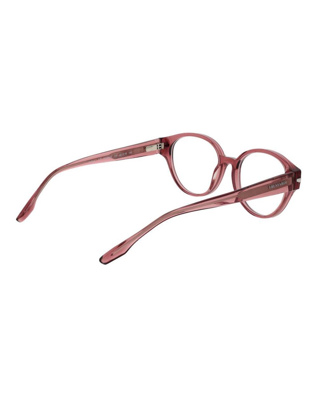 Trussardi Brown Pink Acetate Glasses (frames)