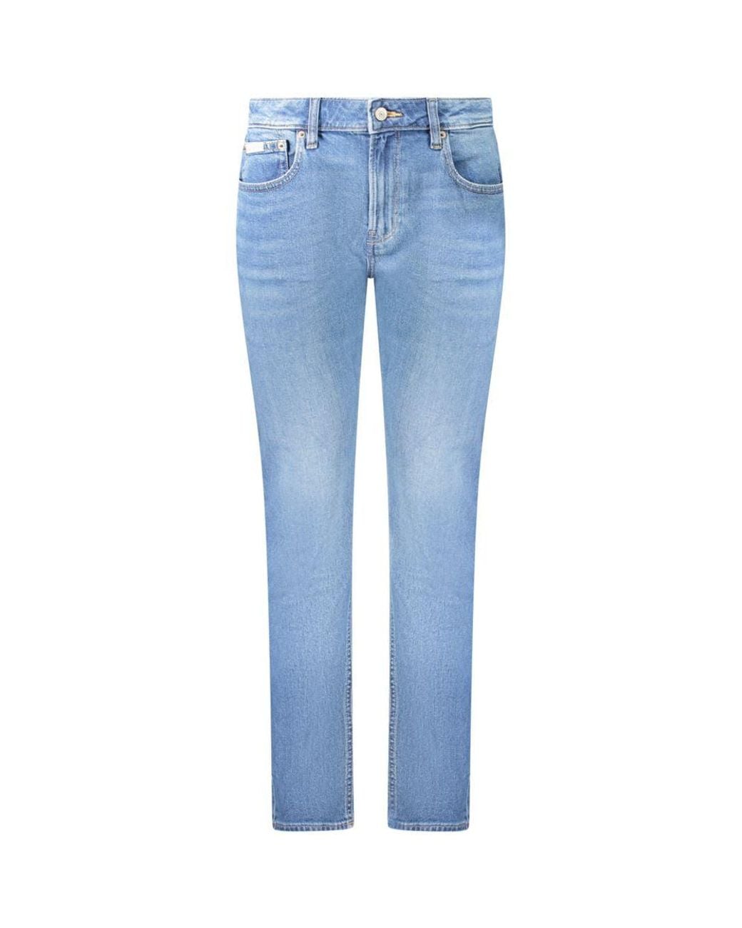 Calvin Klein Blue Blu Cotton Jeans Clothing