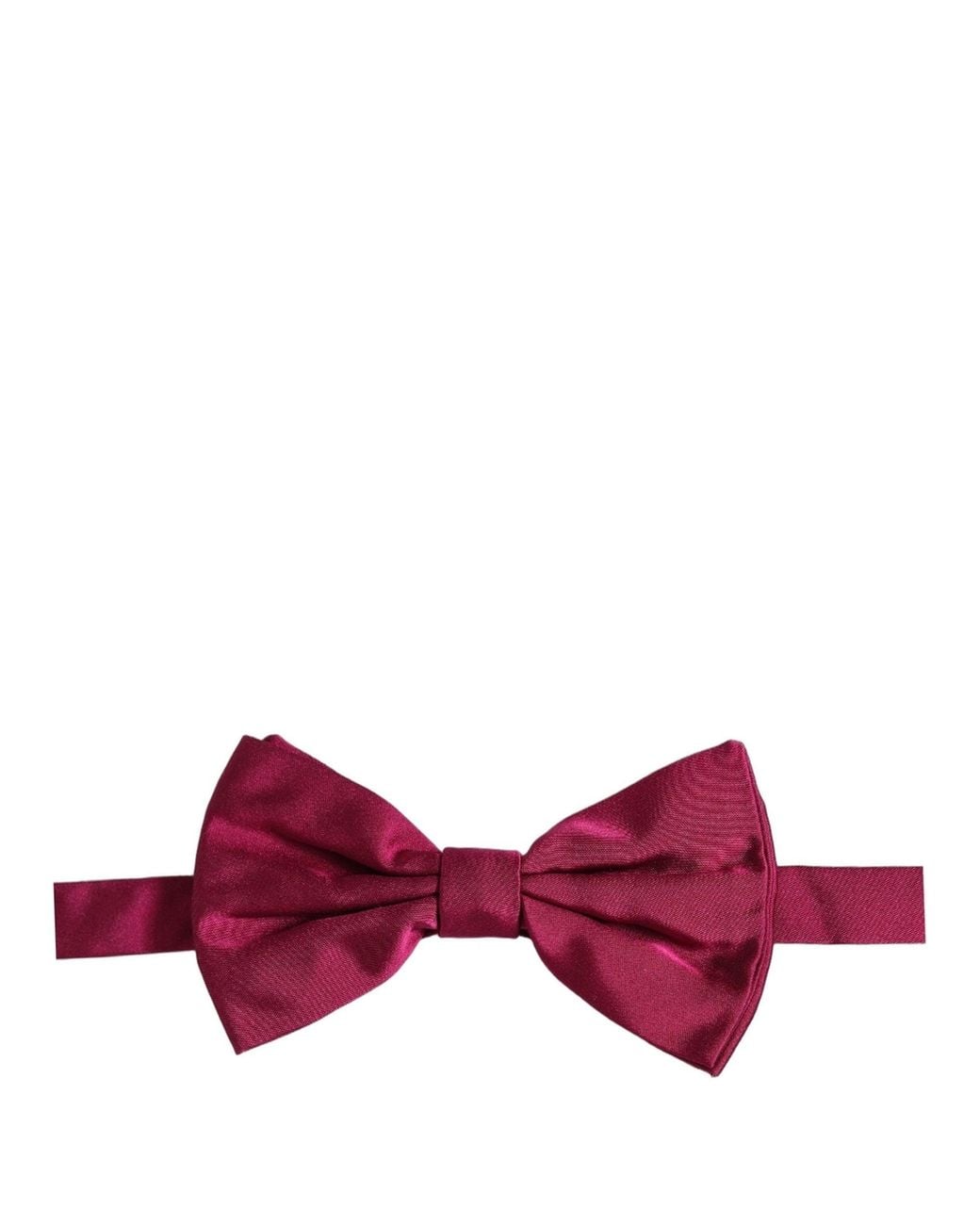 Dolce & Gabbana Purple Silk Adjustable Neck Papillon Bow Tie for men