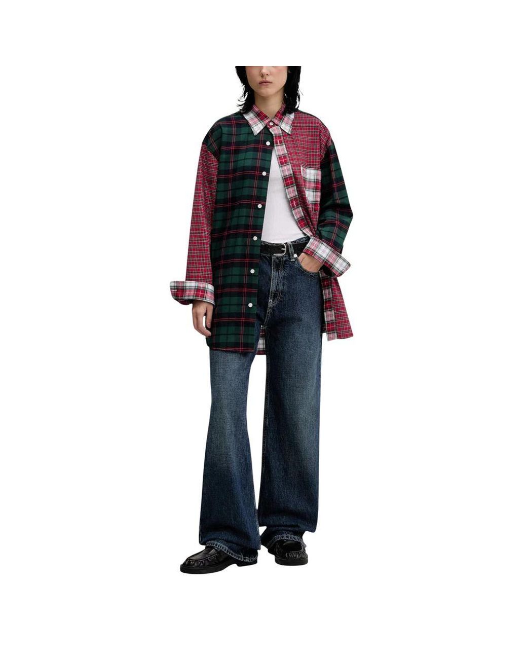 Tommy Hilfiger Red Cotton Longsleeve Shirt