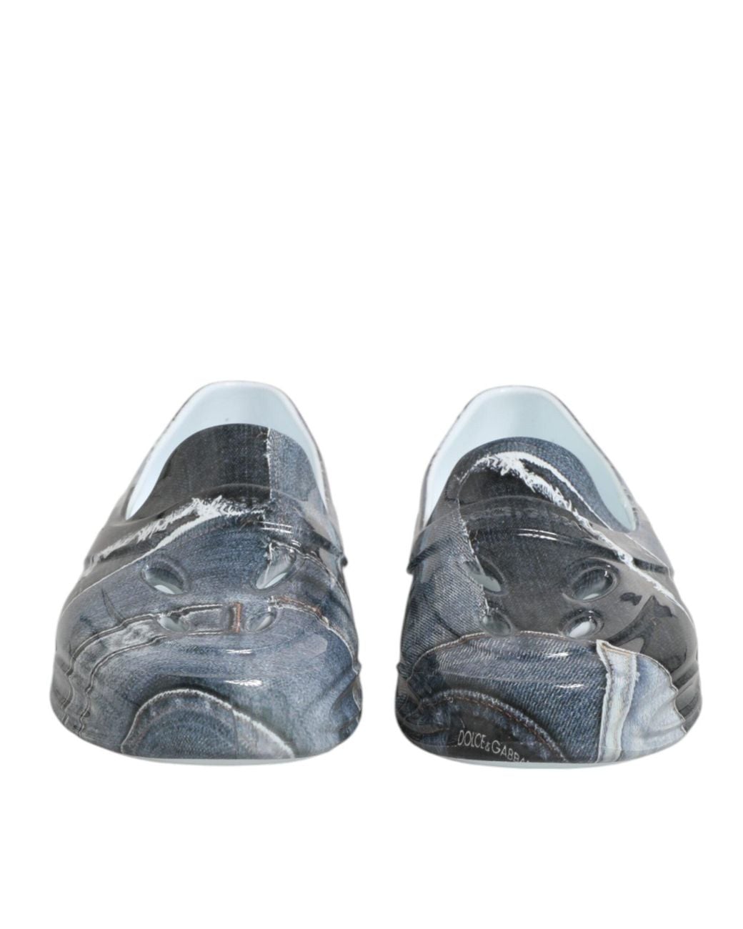 Dolce & Gabbana Gray Multicolor Rubber Men Low Top Sneakers Shoes for men
