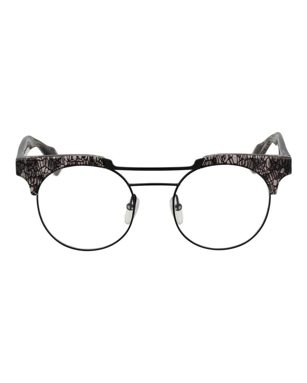 Yohji Yamamoto Brown Black Plastic Glasses (frames) for men