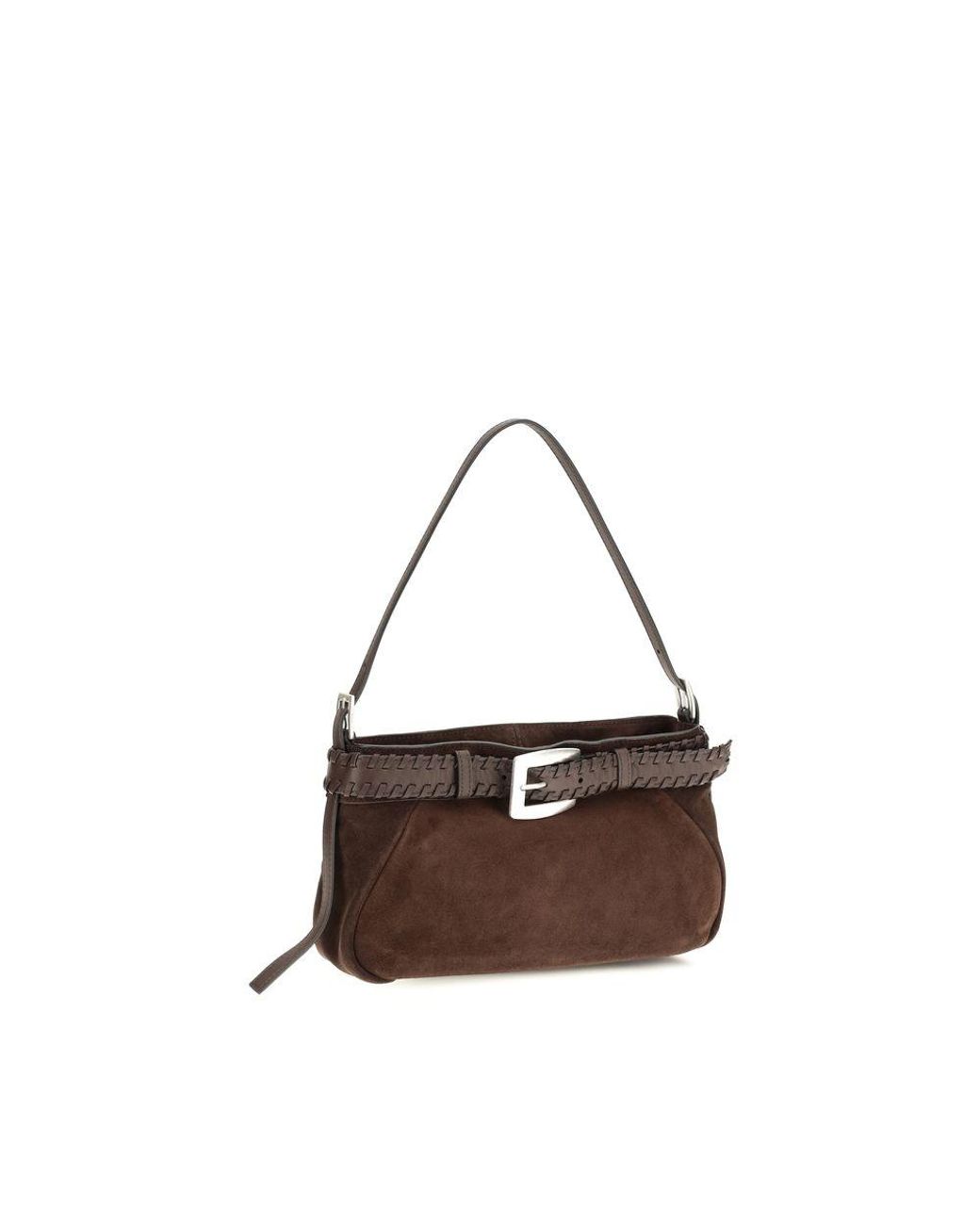 Staud Brown Lamb Ovis Aries Shoulder Bag