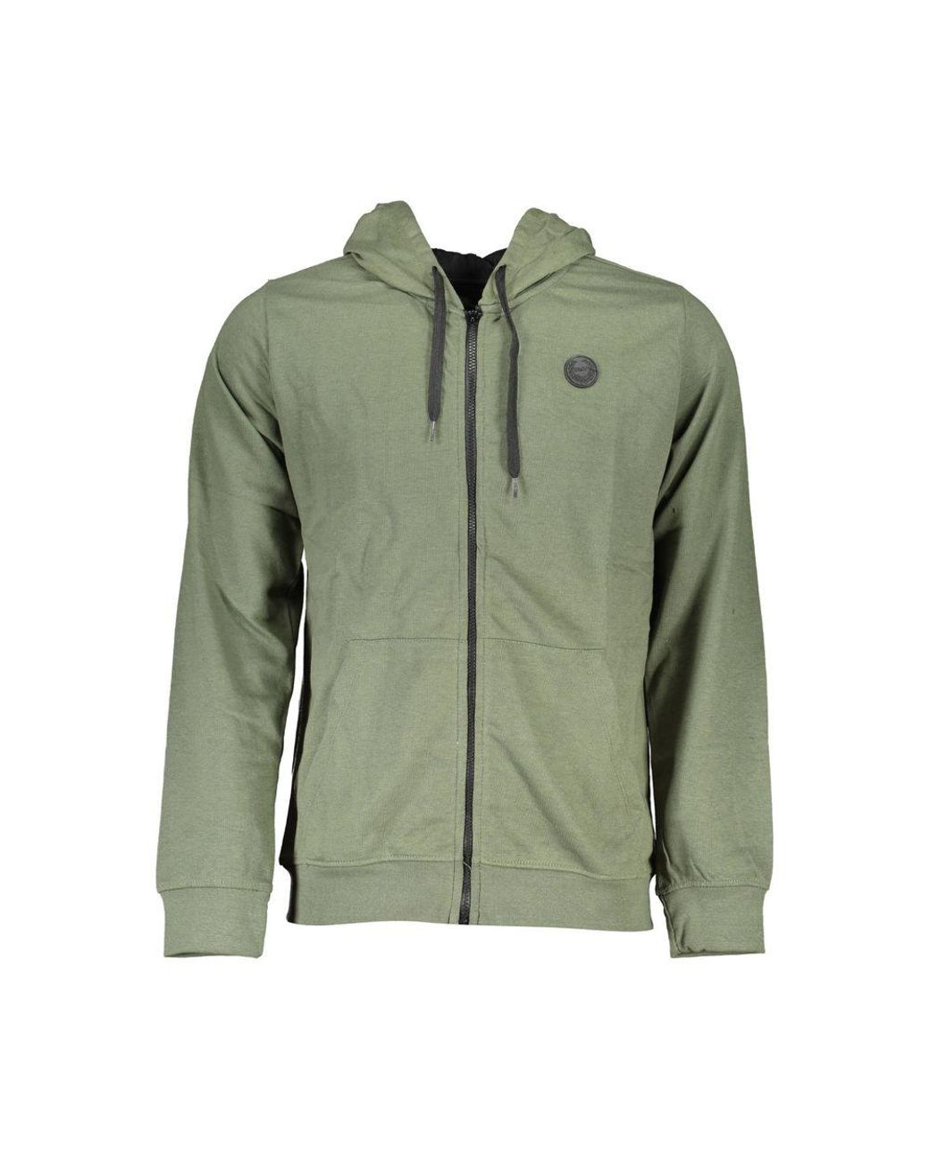 Gianmarco Venturi Green Verde Cotton Men's Hoodie for men