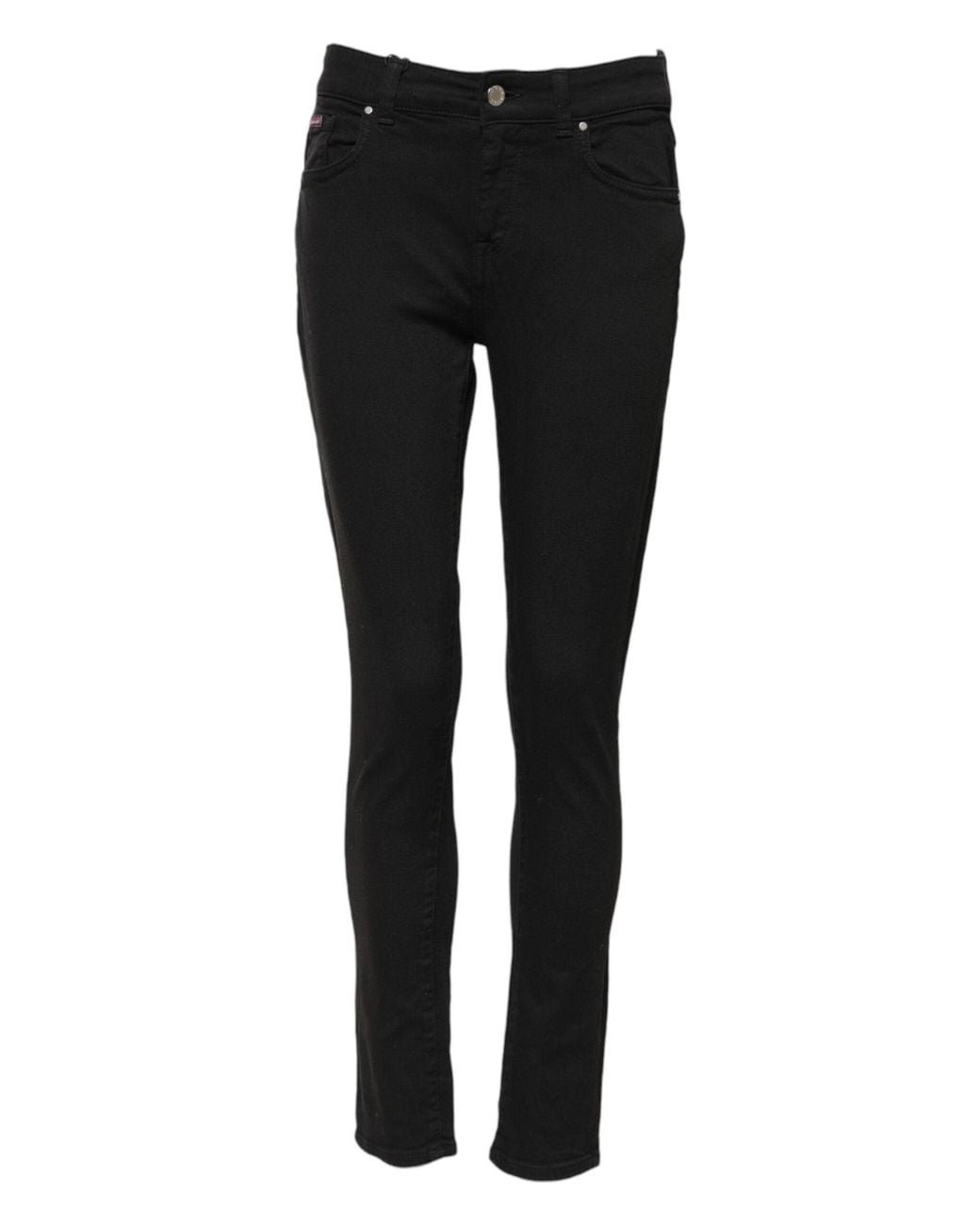 Dolce & Gabbana Black Slim Fit Jeans Cotton