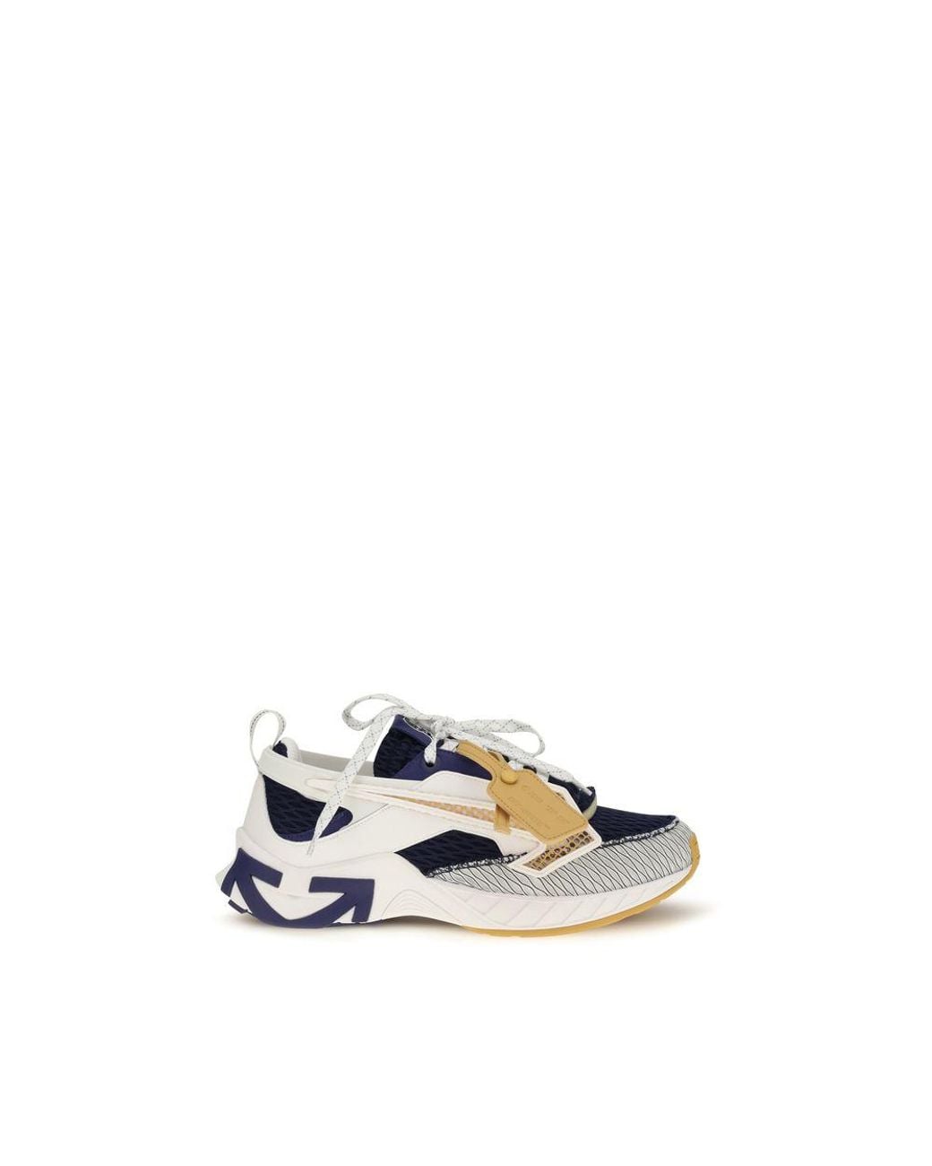 Off-White c/o Virgil Abloh White Multicolor Fabric Athletic Sneakers - Eu40/us7 for men