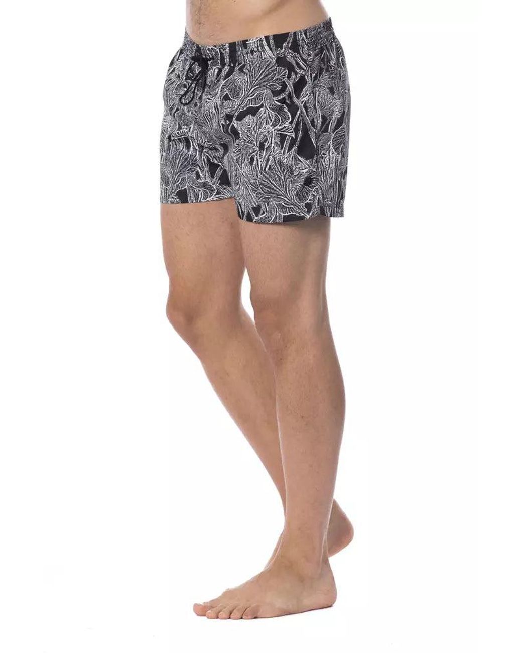 Roberto Cavalli Blue Chic Monochrome Swimsuit For The Modern for men
