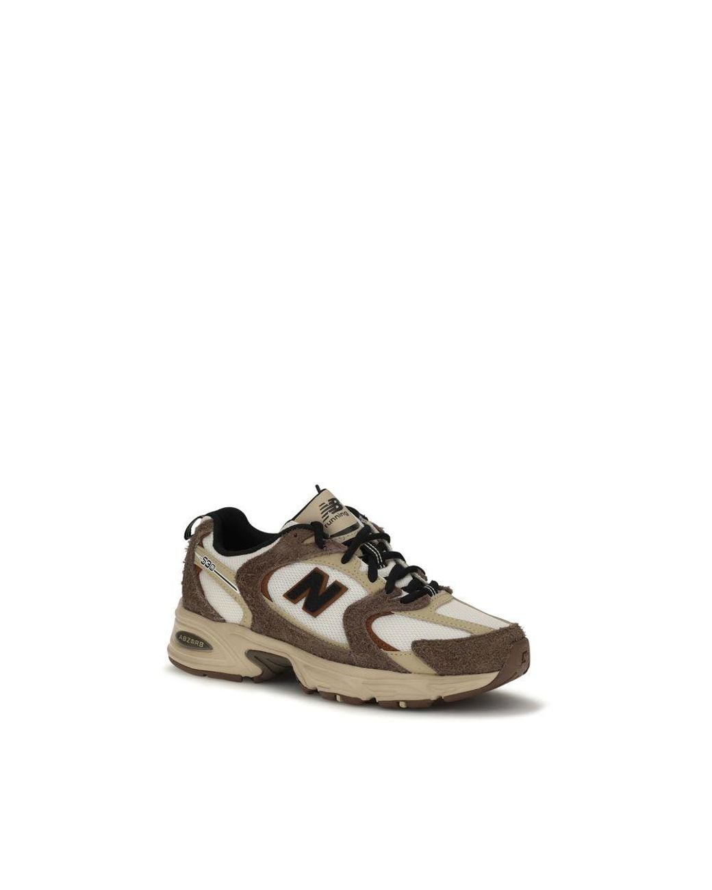 New Balance Multicolor Brown Polyamide Athletic Sneakers