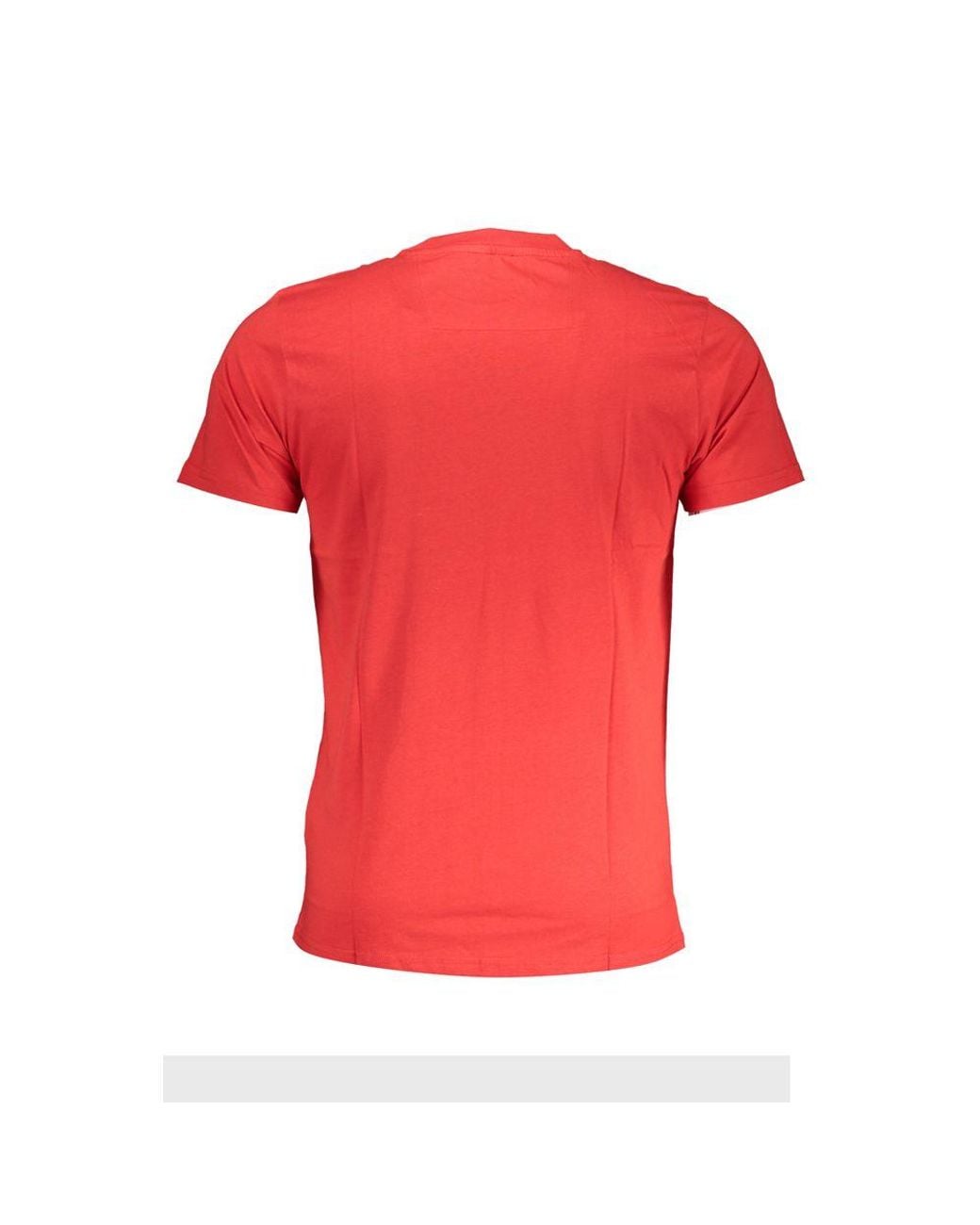 Roberto Cavalli Red Cotton T-Shirt for men