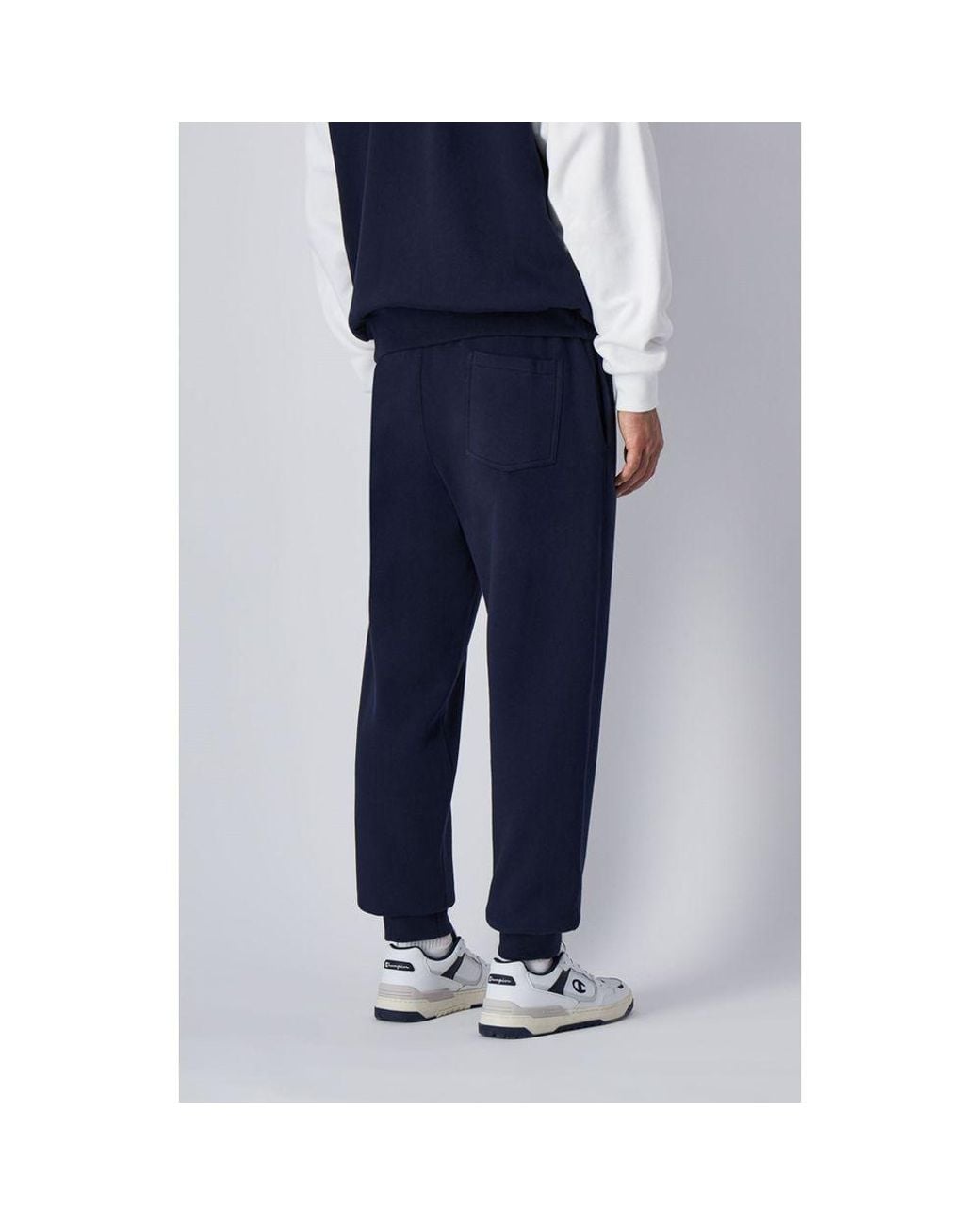 Champion Blue Cotton Joggers (Workout Pants) for men