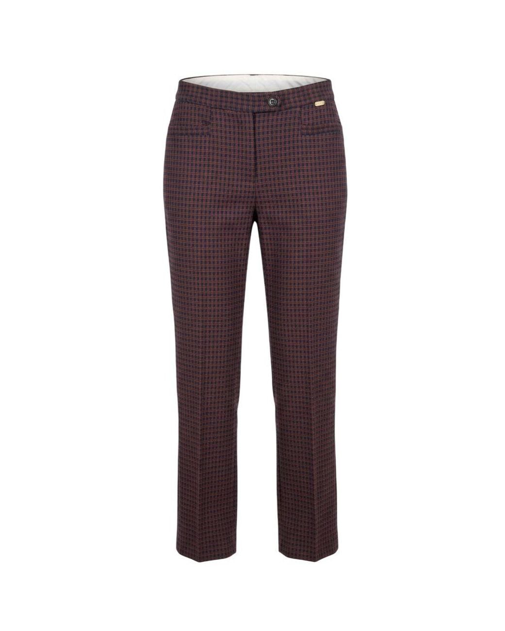 Baldinini Purple Red Polyester Pant
