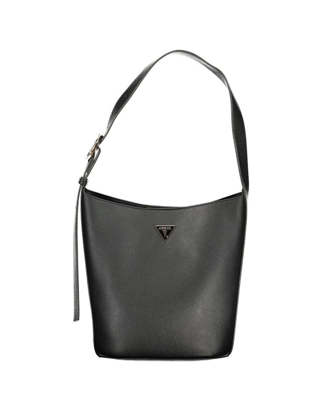 Guess Black Polyurethane Handbag
