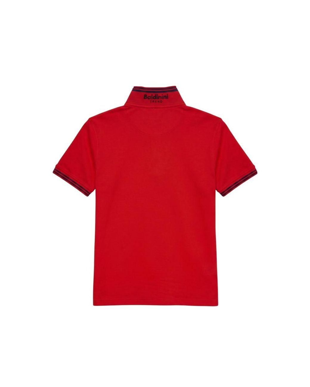 Baldinini Red Cotton Men Polo for men
