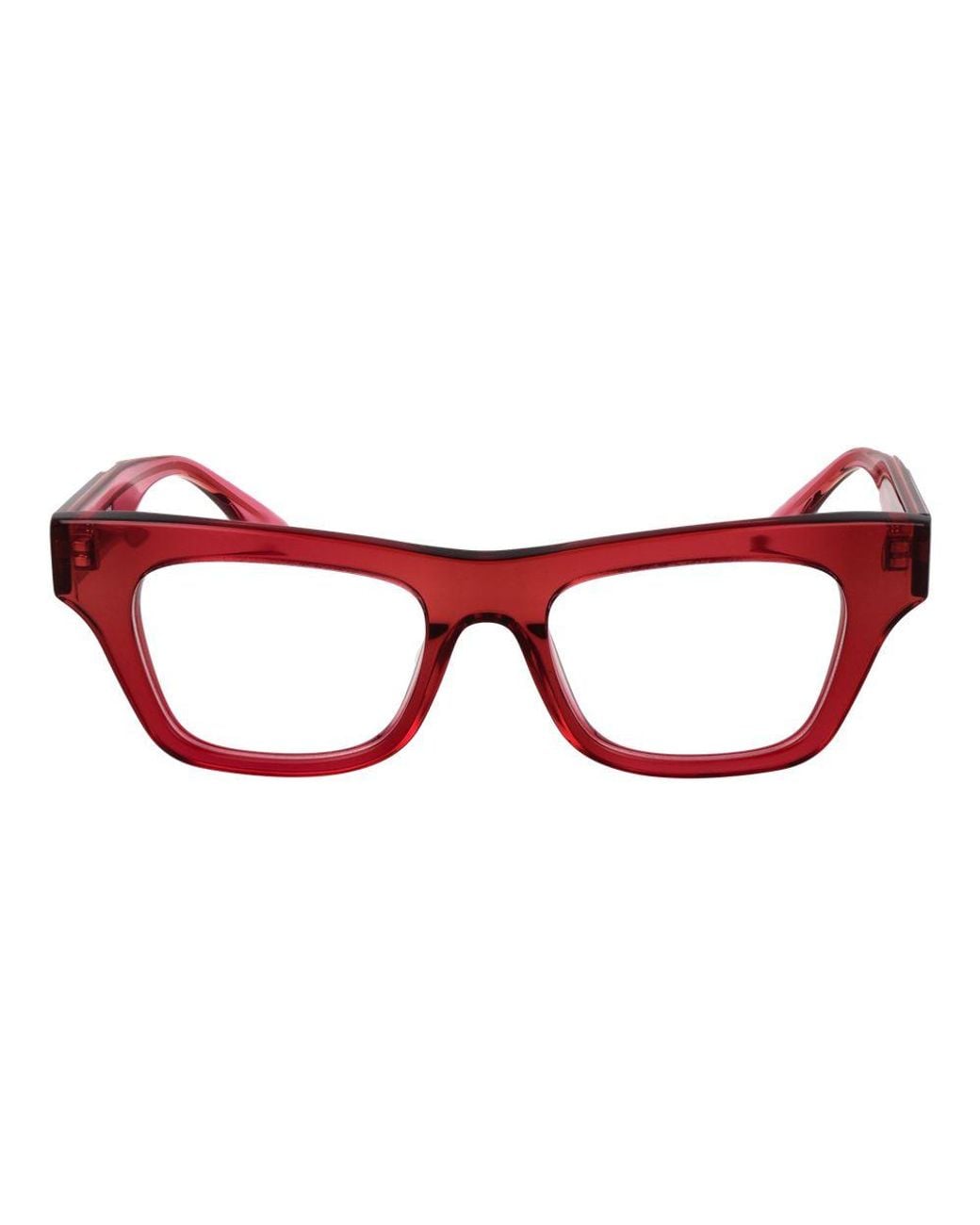 Trussardi Red Purple Acetate Glasses (frames)