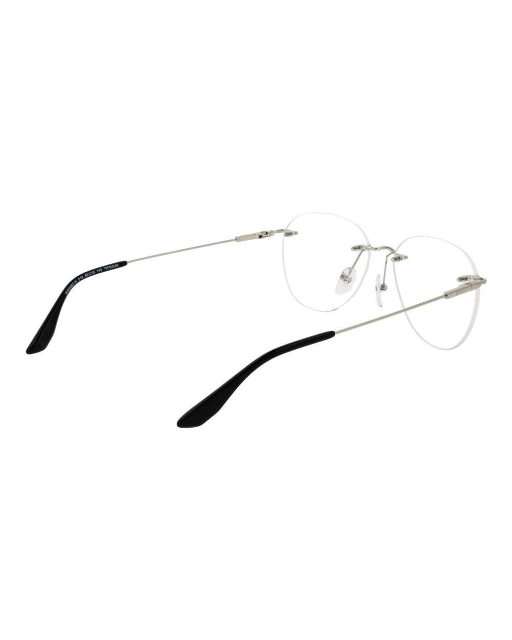 BMW Metallic Silver Titanium Glasses (frames) for men