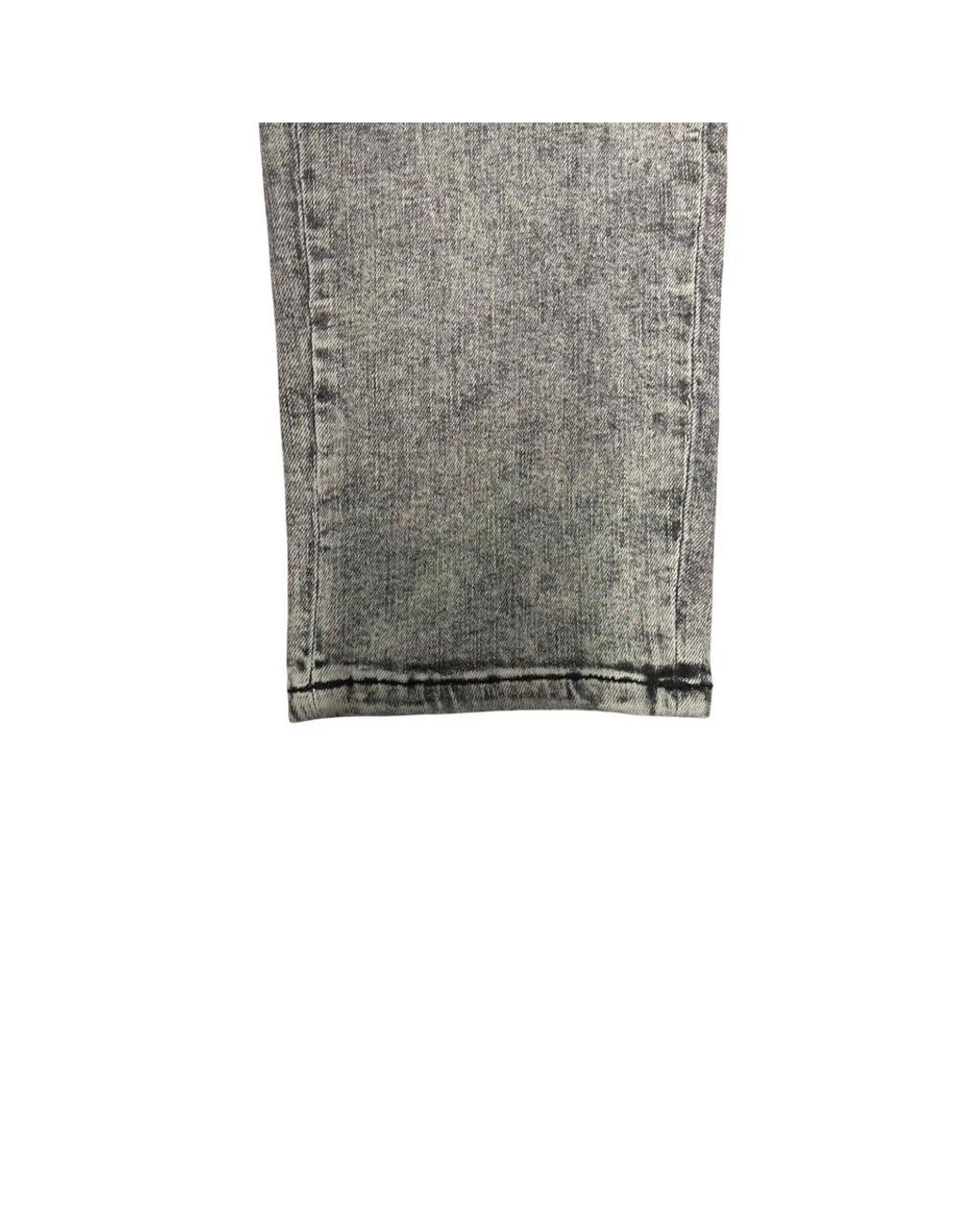 Philipp Plein Gray Cotton Jeans