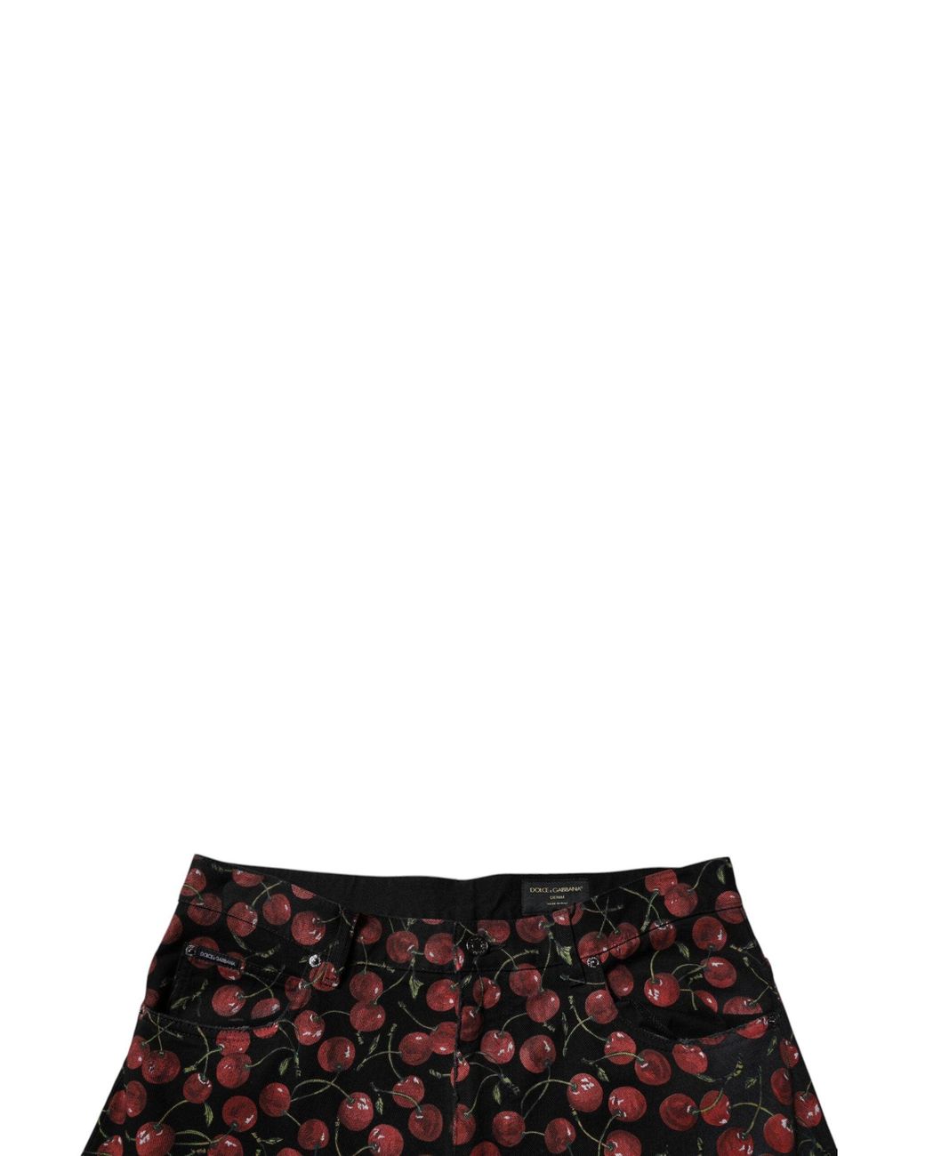 Dolce & Gabbana Black Cherry Cotton Straight Men Denim Jeans for men