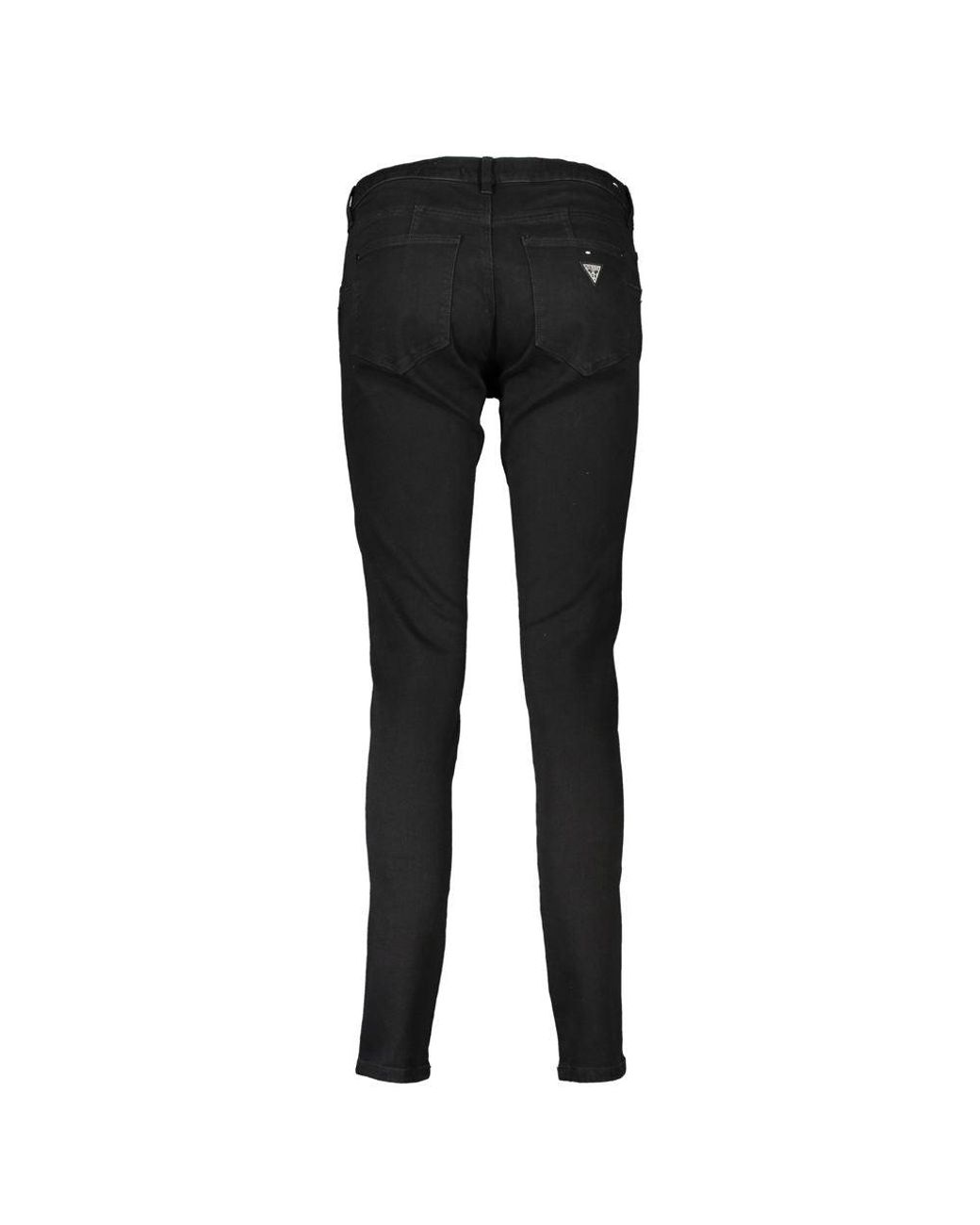 Guess Black Cotton Jeans & Pant