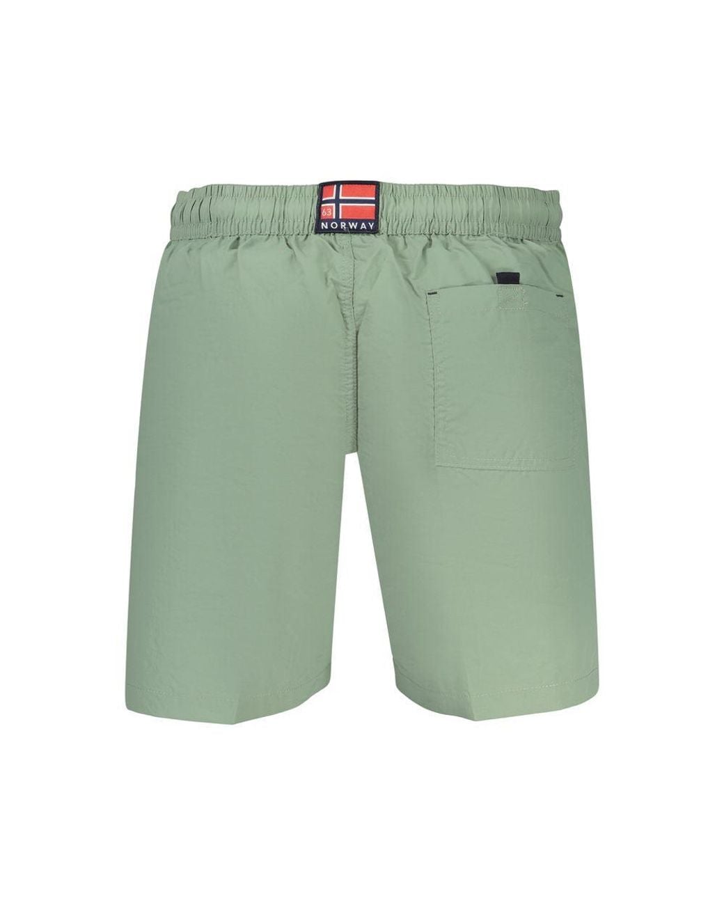 Norway 1963 Green Polyamide Men's Swimwear for men