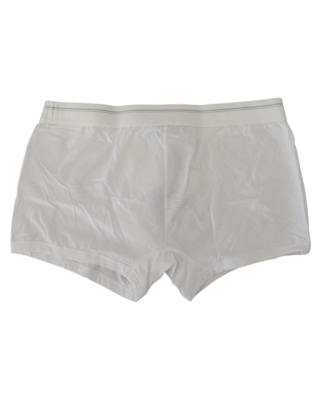 Dolce & Gabbana White Elegant Cotton Blend Boxer Shorts for men