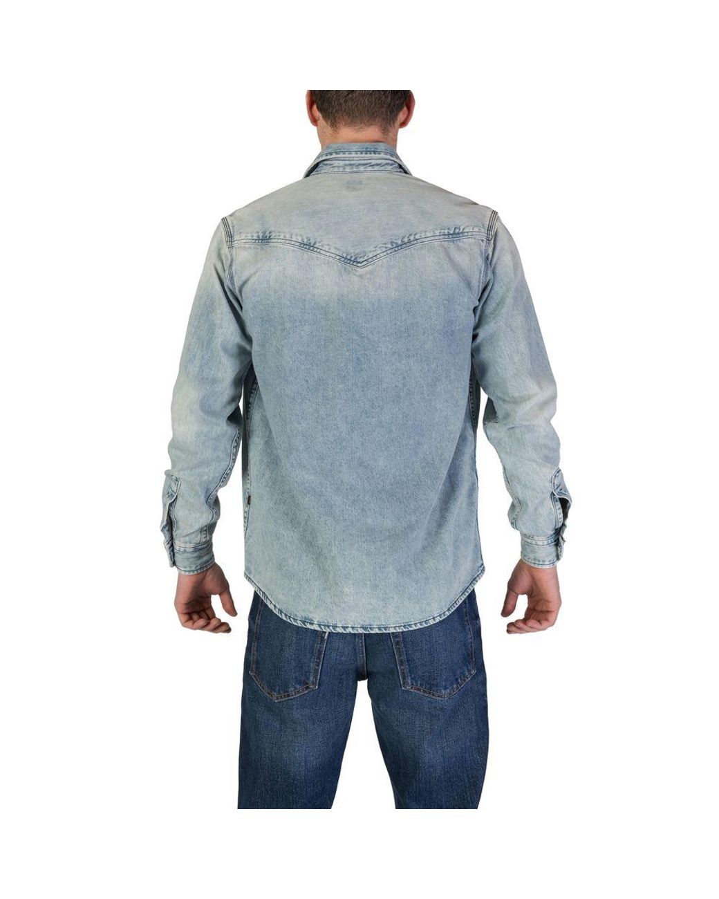 Boss Light Blue Denim Shirt for men