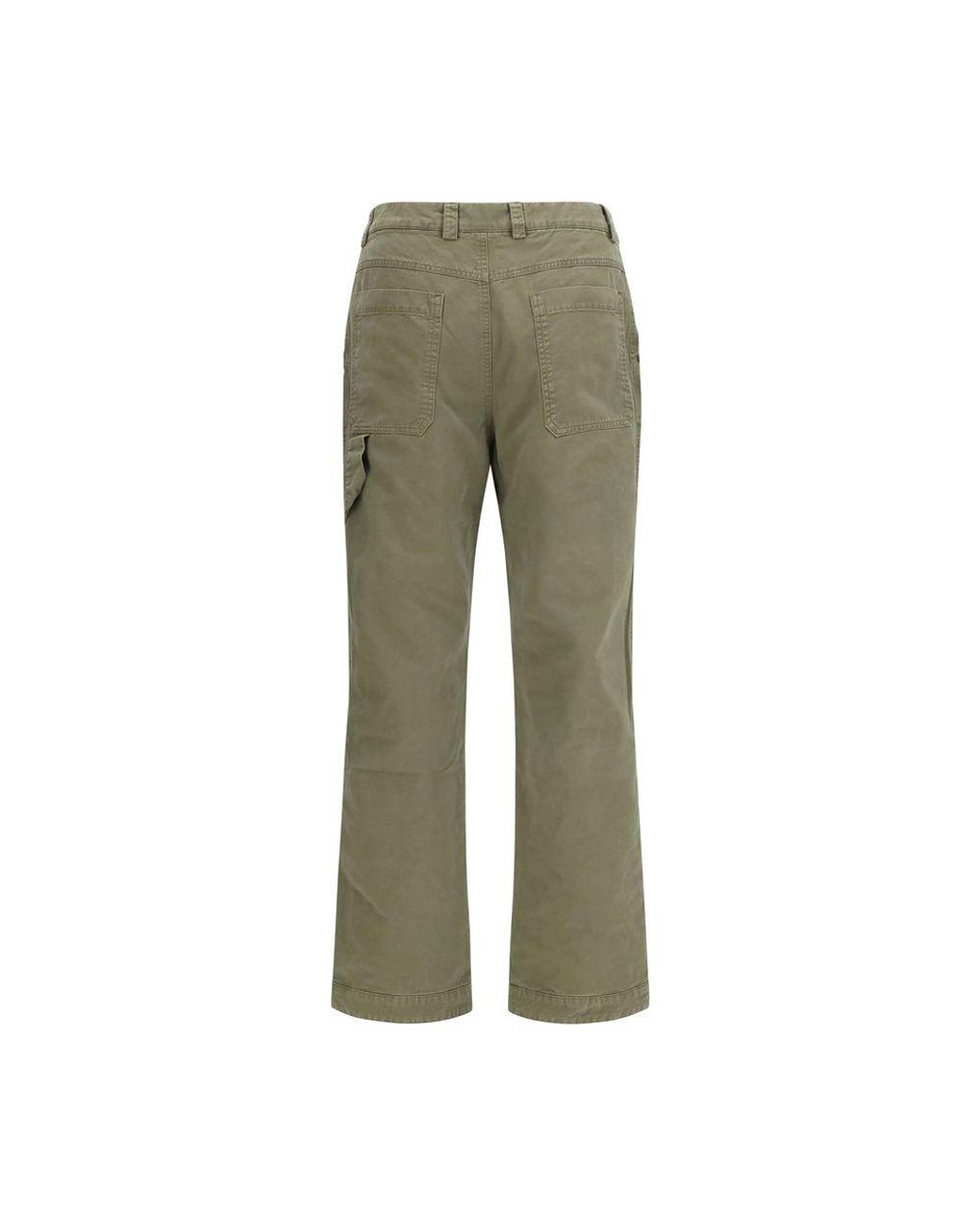 Off-White c/o Virgil Abloh Green Bicolor Cotton Casual Pants - It46 | S for men